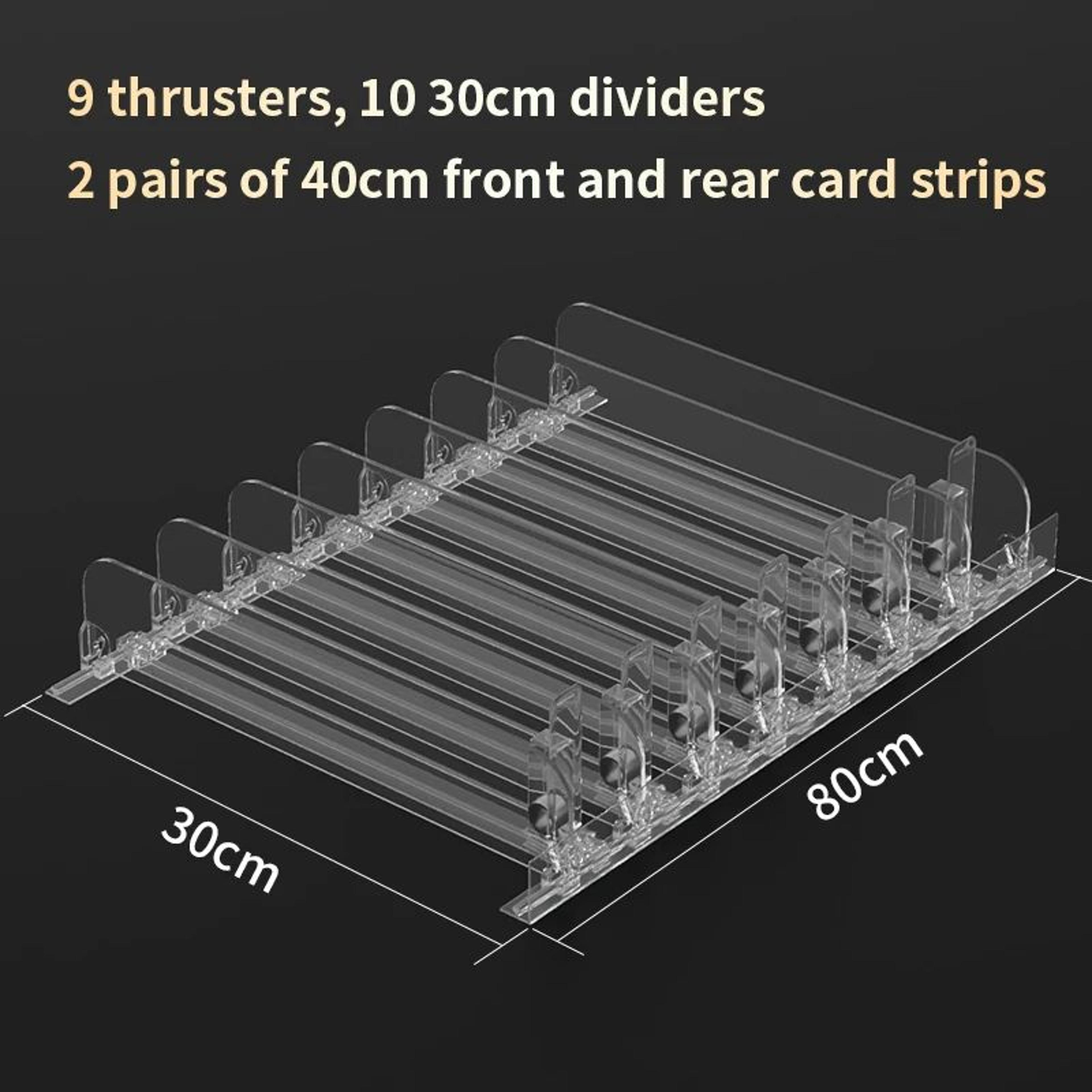 Automatic Shelf Pusher Display Rack Organizer 15
