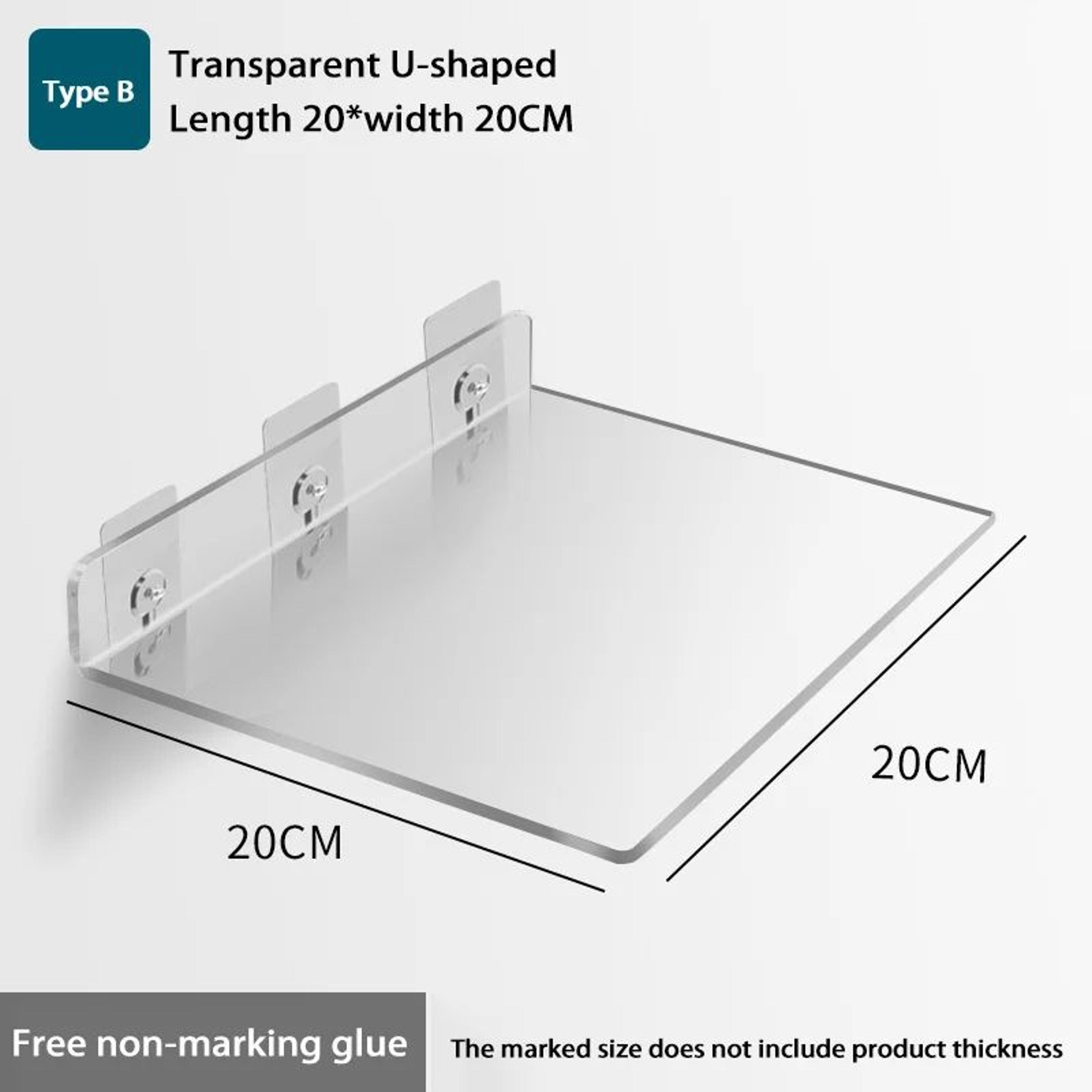 Self Adhesive Wall Mounted Storage Shelf Organizer 16