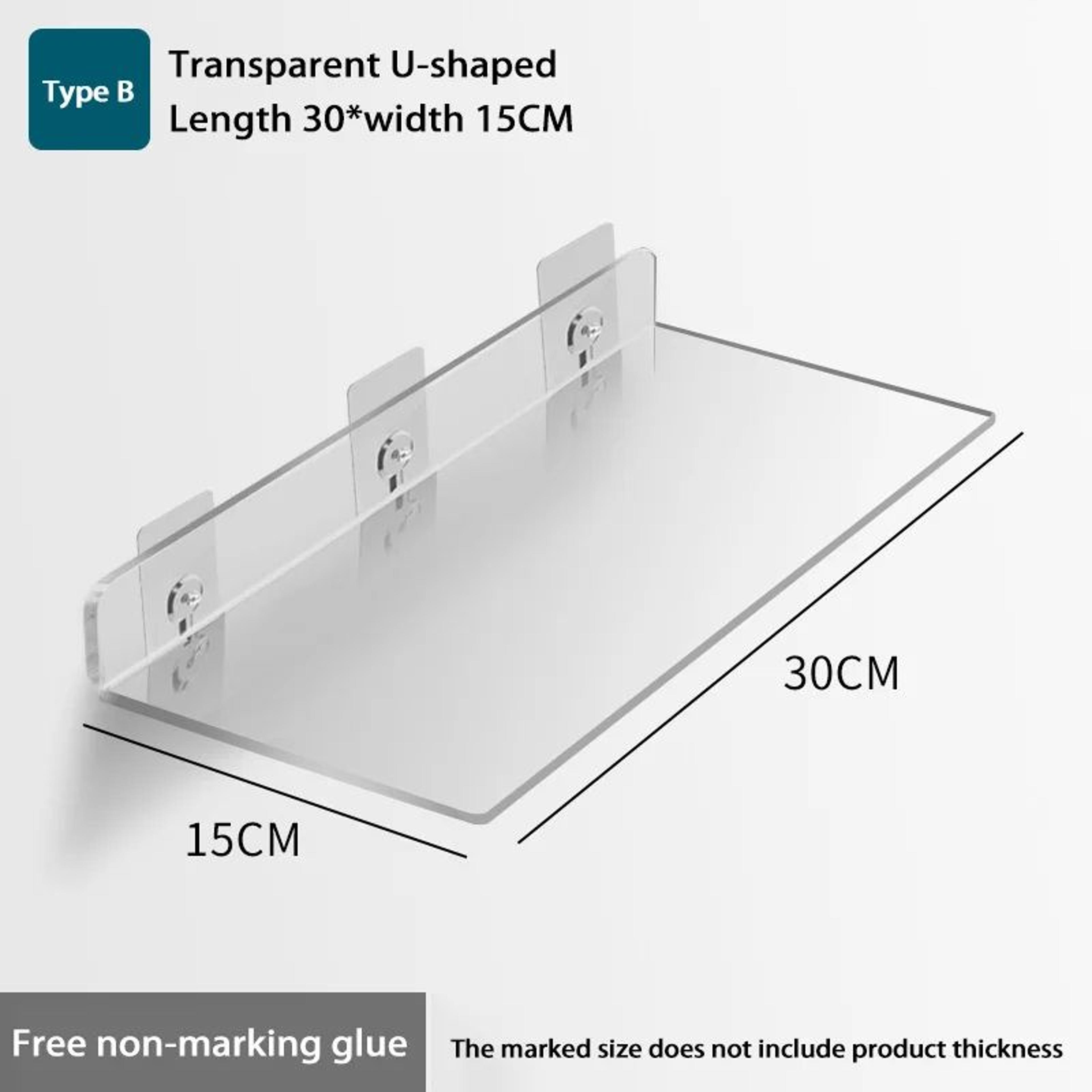 Self Adhesive Wall Mounted Storage Shelf Organizer 18
