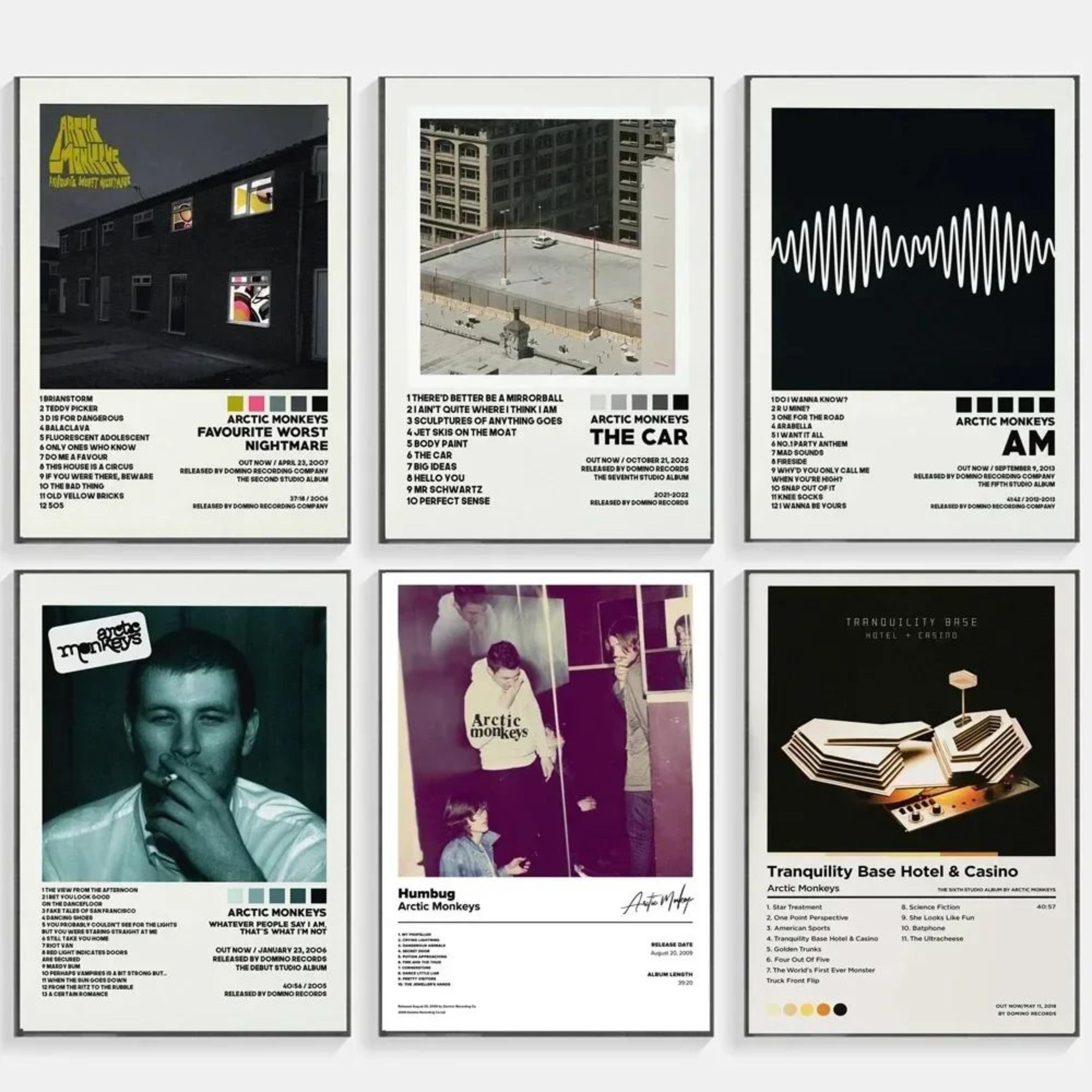 arctic monkeys album cover canvas poster