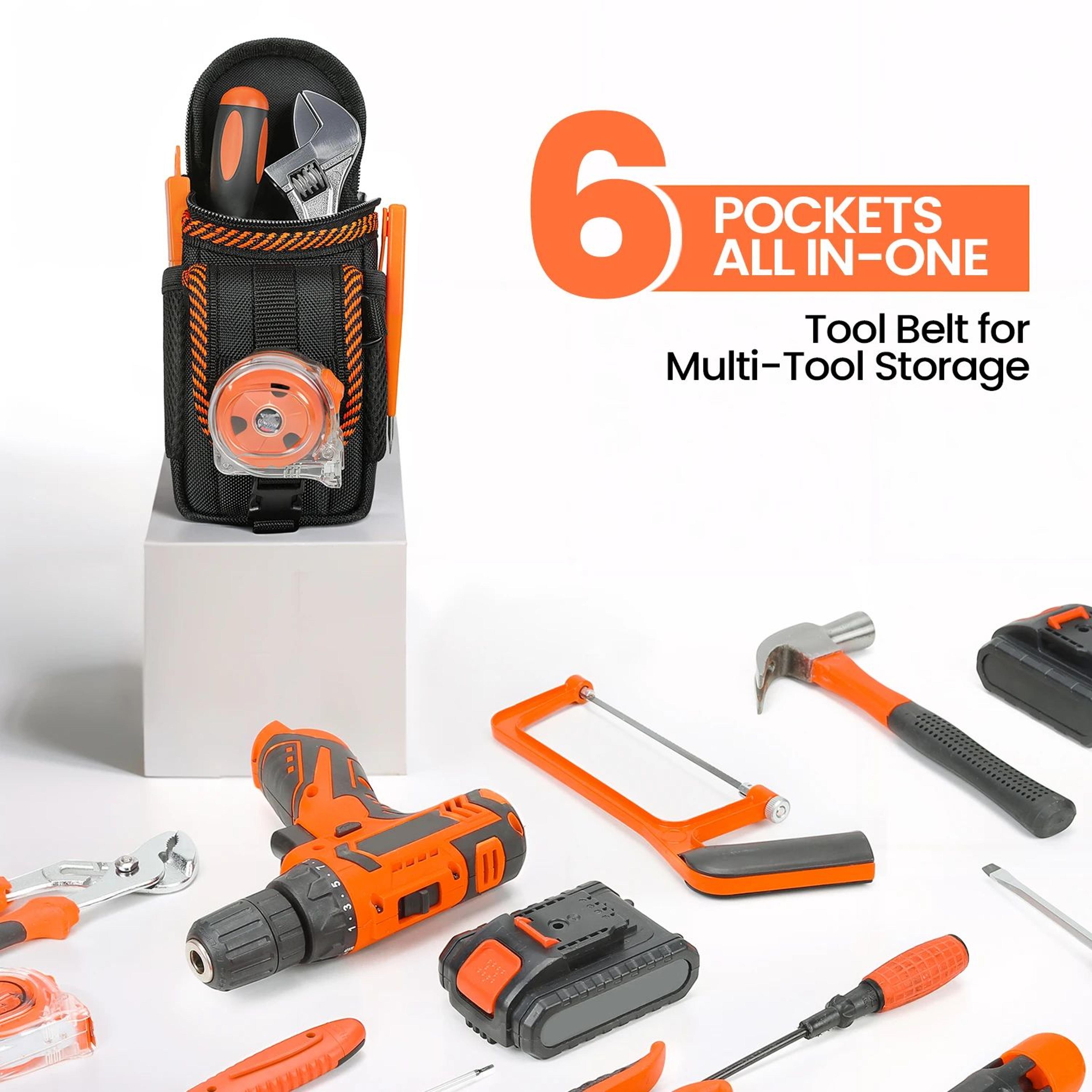 Compact Electrician Tool Pouch With Belt Clip 4