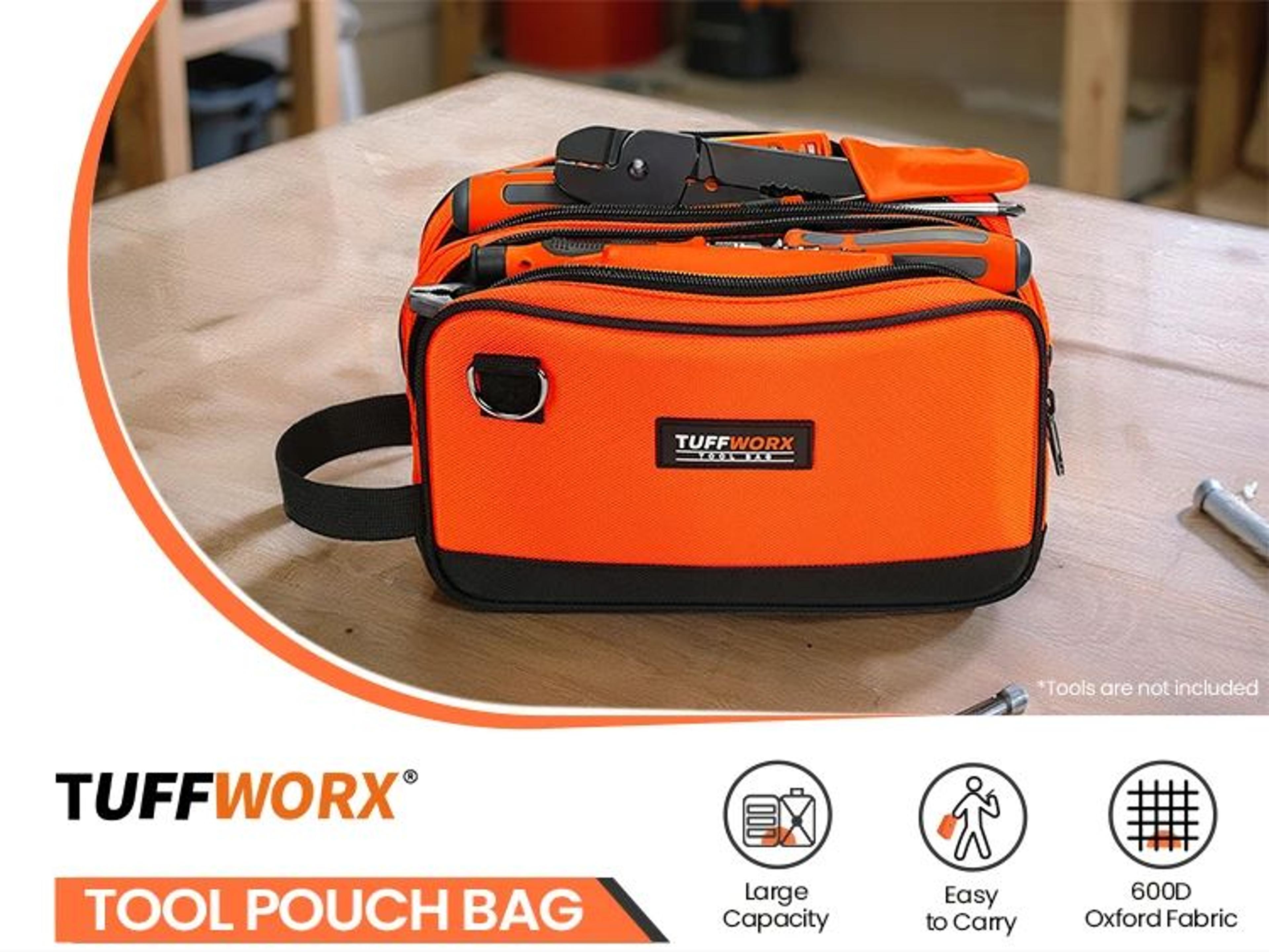 Compact Double Zip Tool Storage Pouch 6