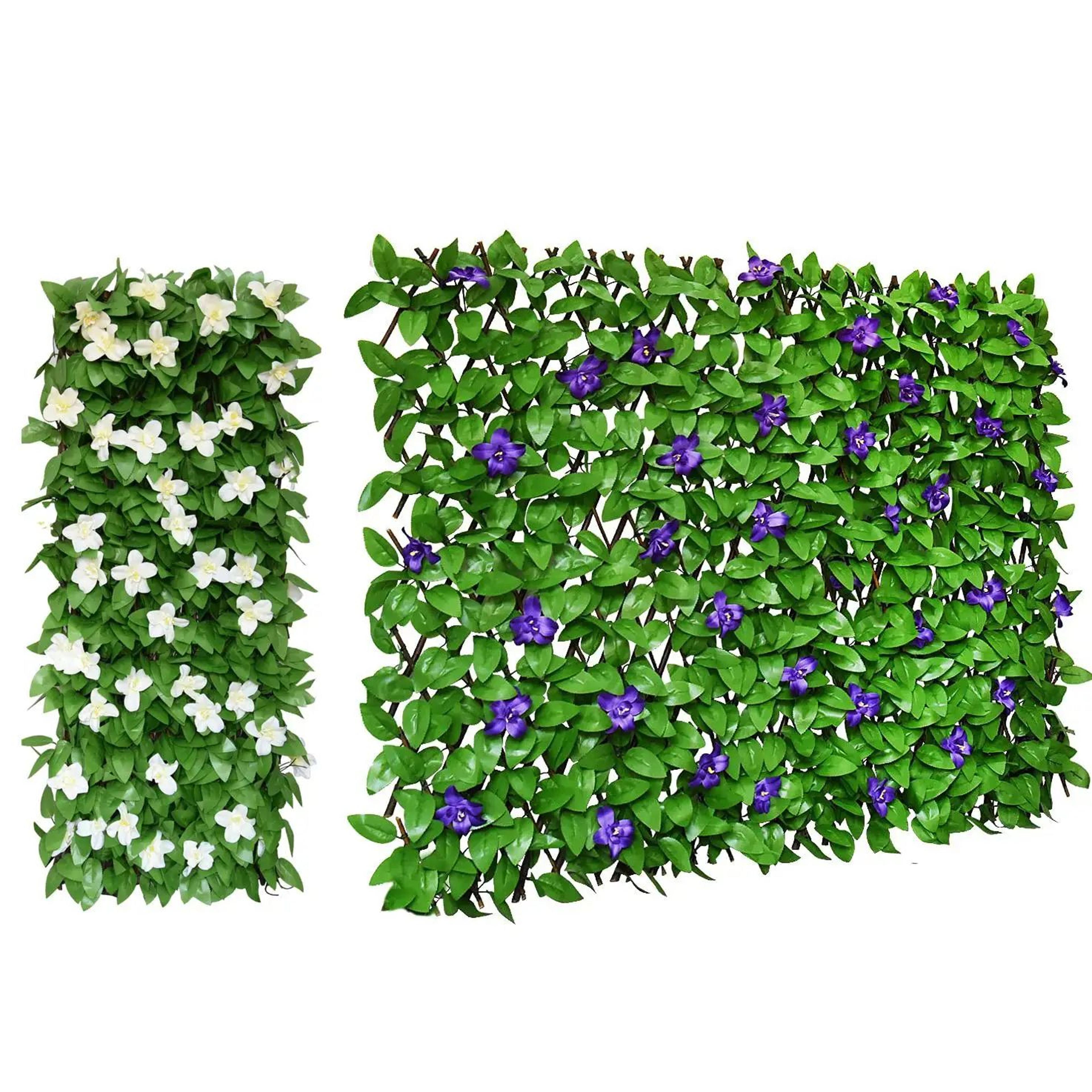 expandable artificial ivy privacy screen fence for balcony and garden