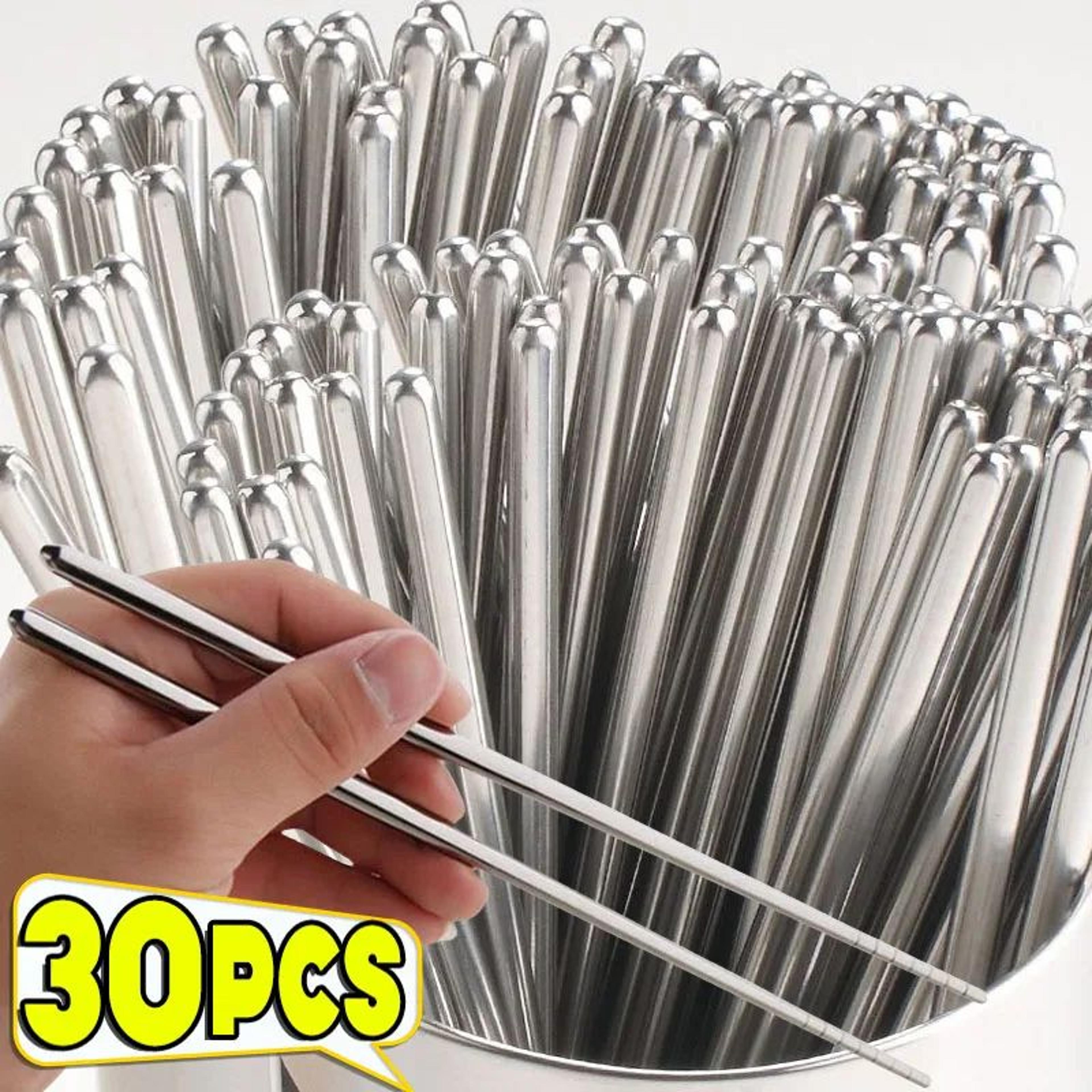 Reusable Stainless Steel Chopsticks Dining Set 0