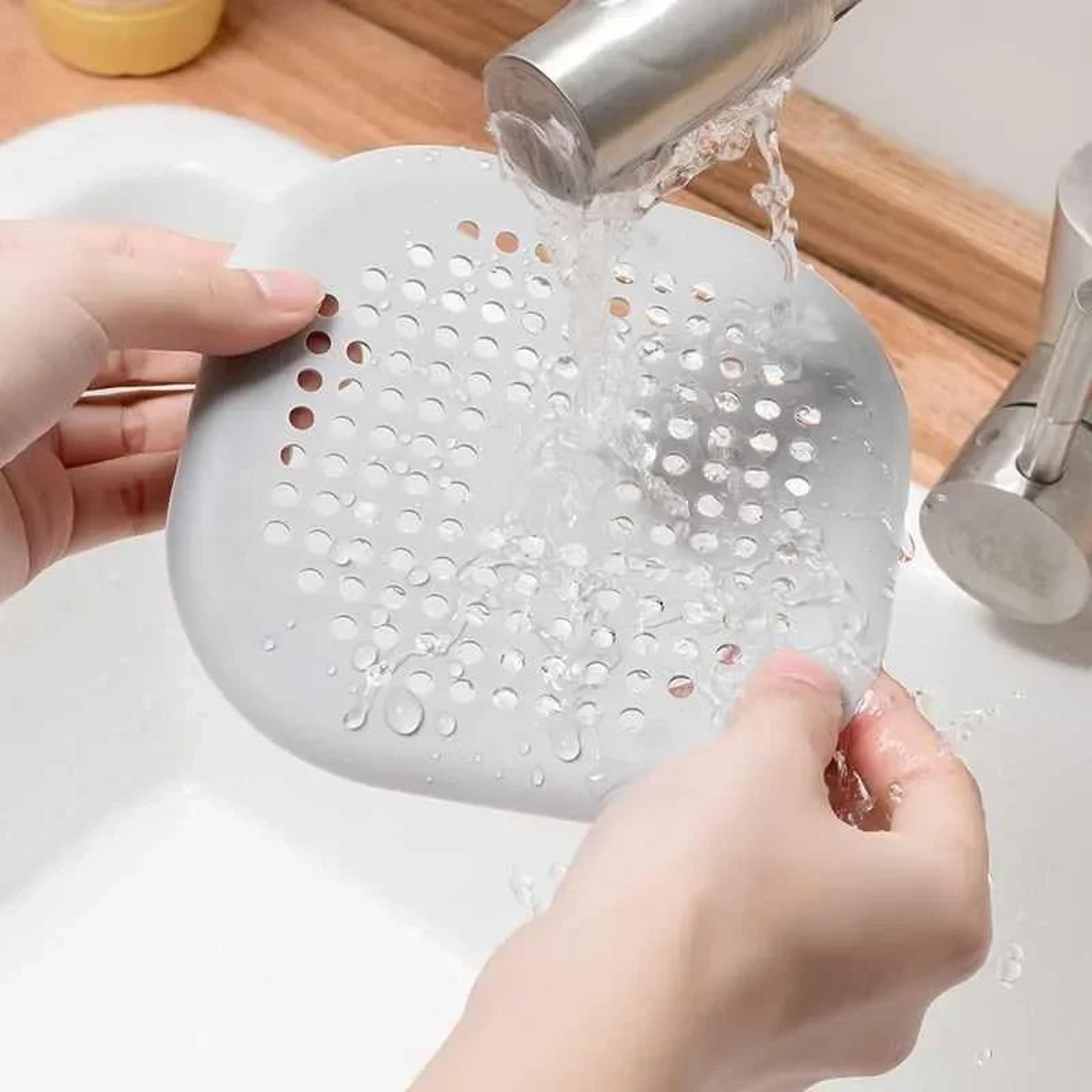 Silicone Sink Drain Stopper And Hair Catcher Strainer 7