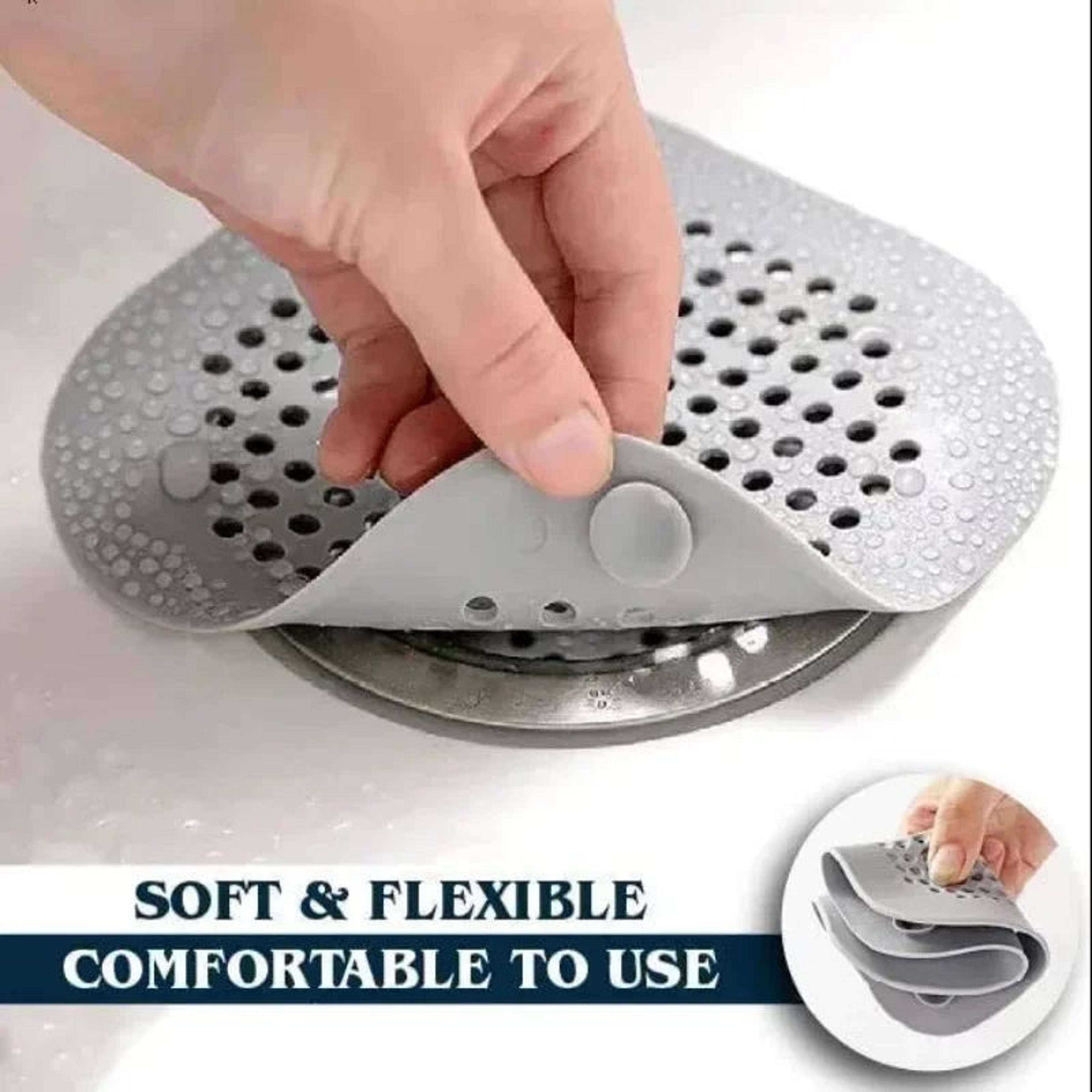 Silicone Sink Drain Stopper And Hair Catcher Strainer 9