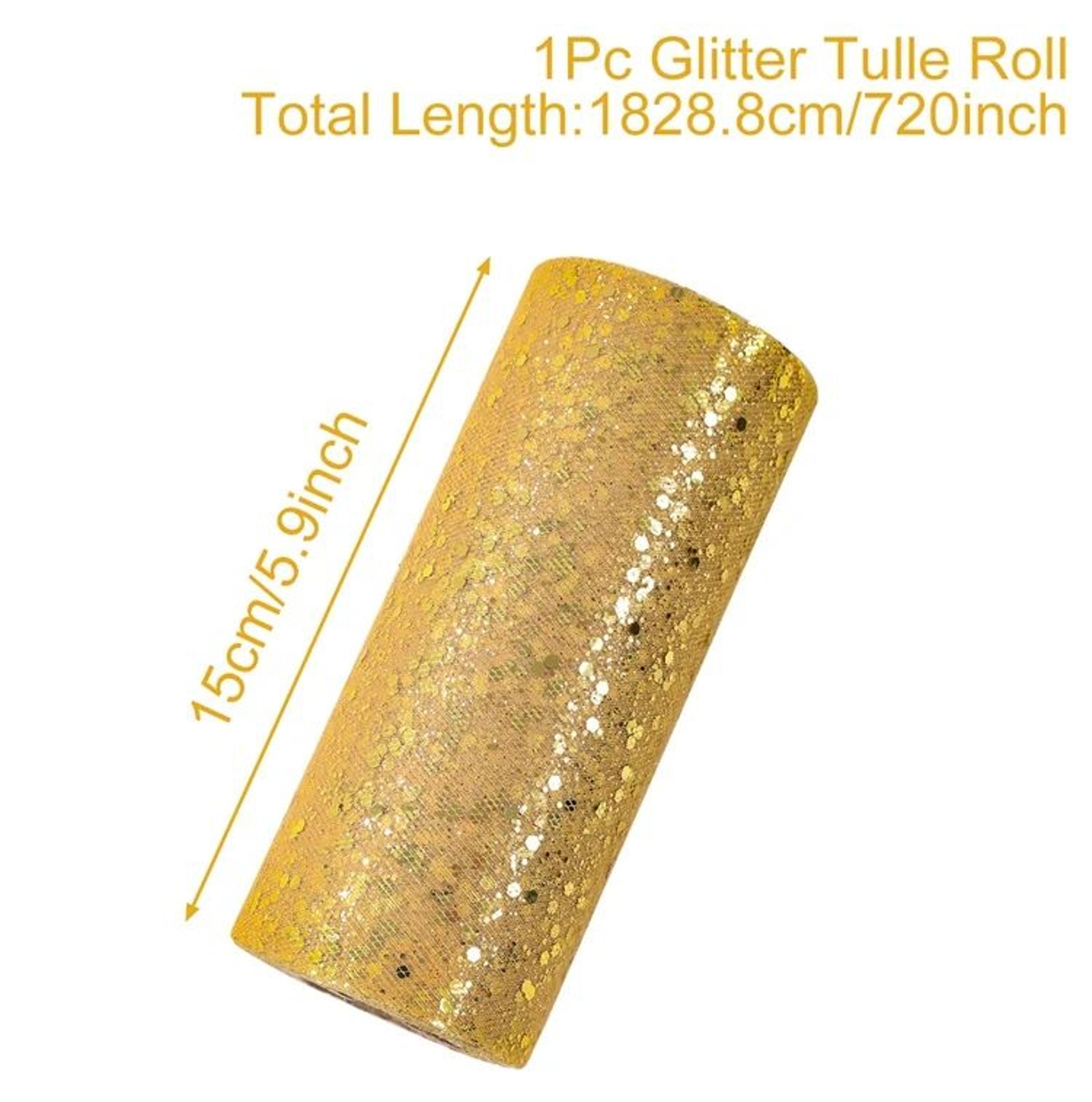 Laser Sequin Organza Tulle Roll For Wedding And Party Decor 17