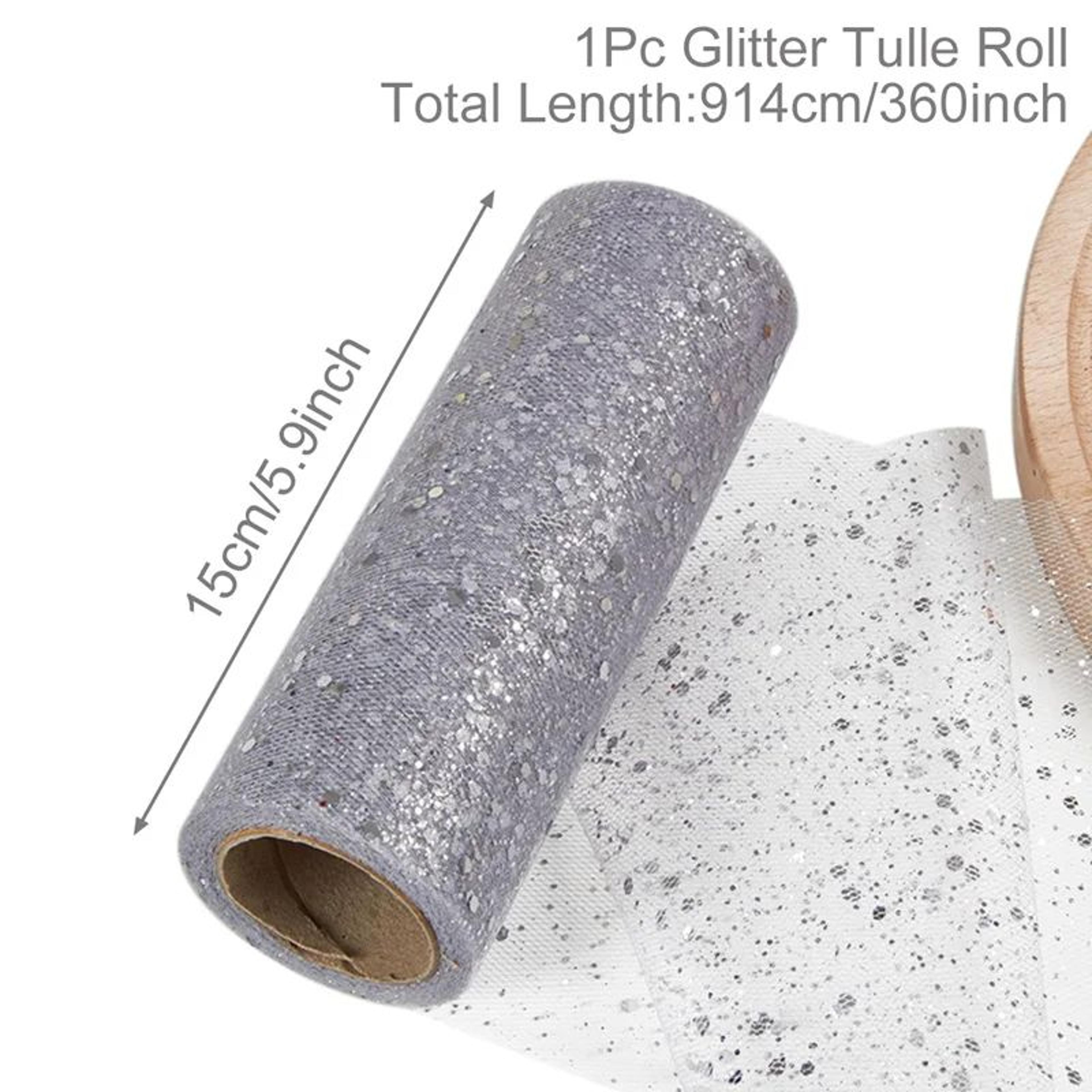 Laser Sequin Organza Tulle Roll For Wedding And Party Decor 12