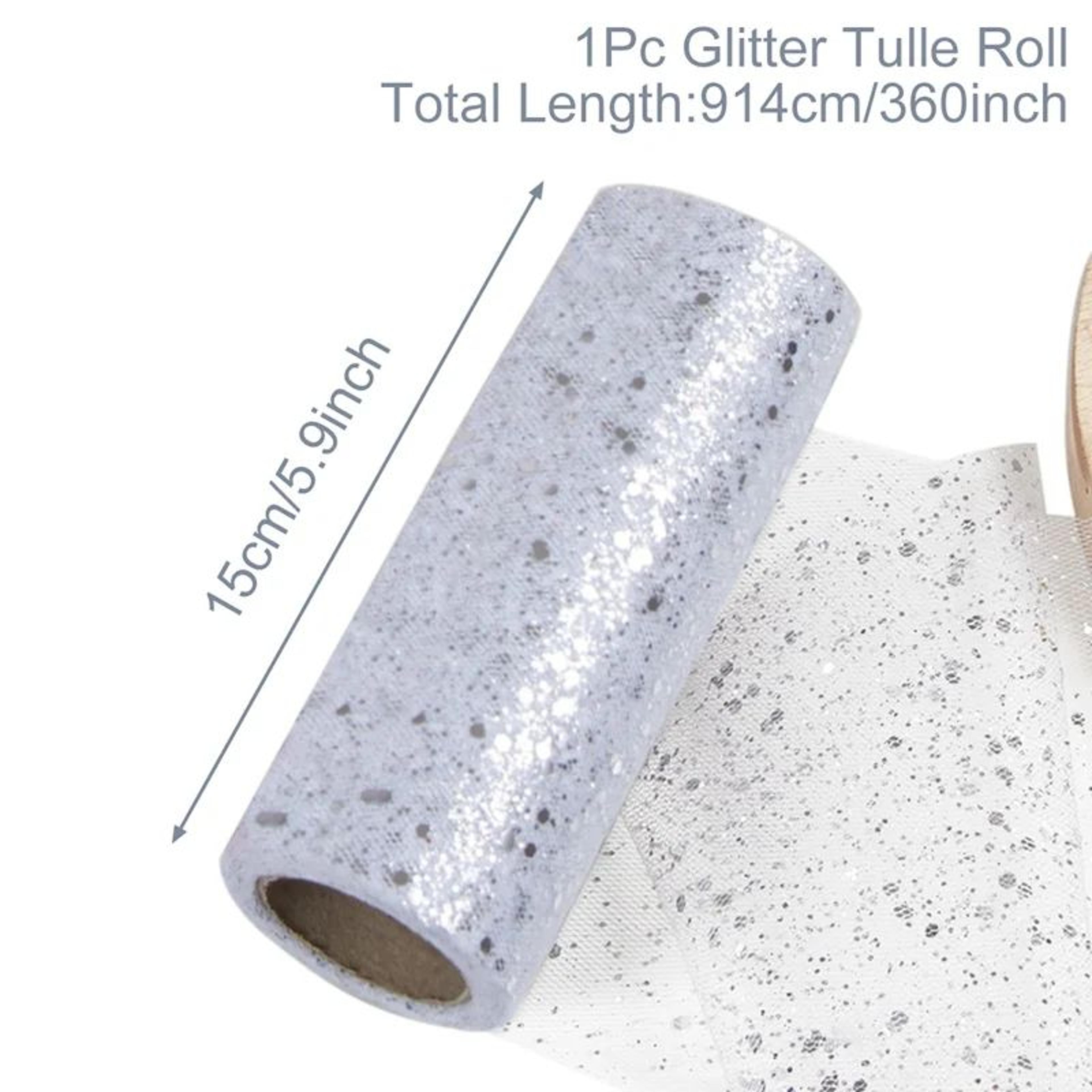 Laser Sequin Organza Tulle Roll For Wedding And Party Decor 14