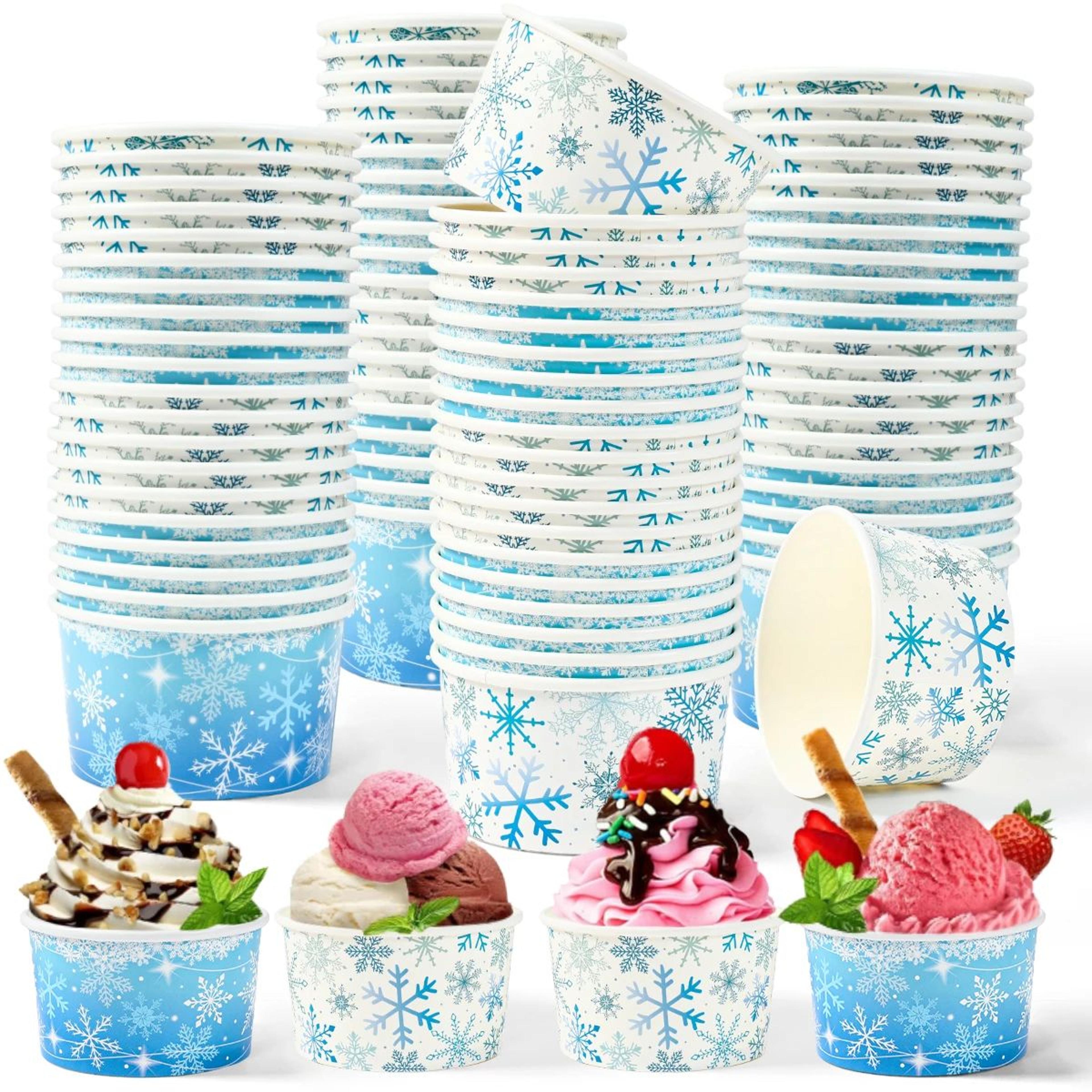Christmas Disposable Paper Bowls For Holiday Parties 4
