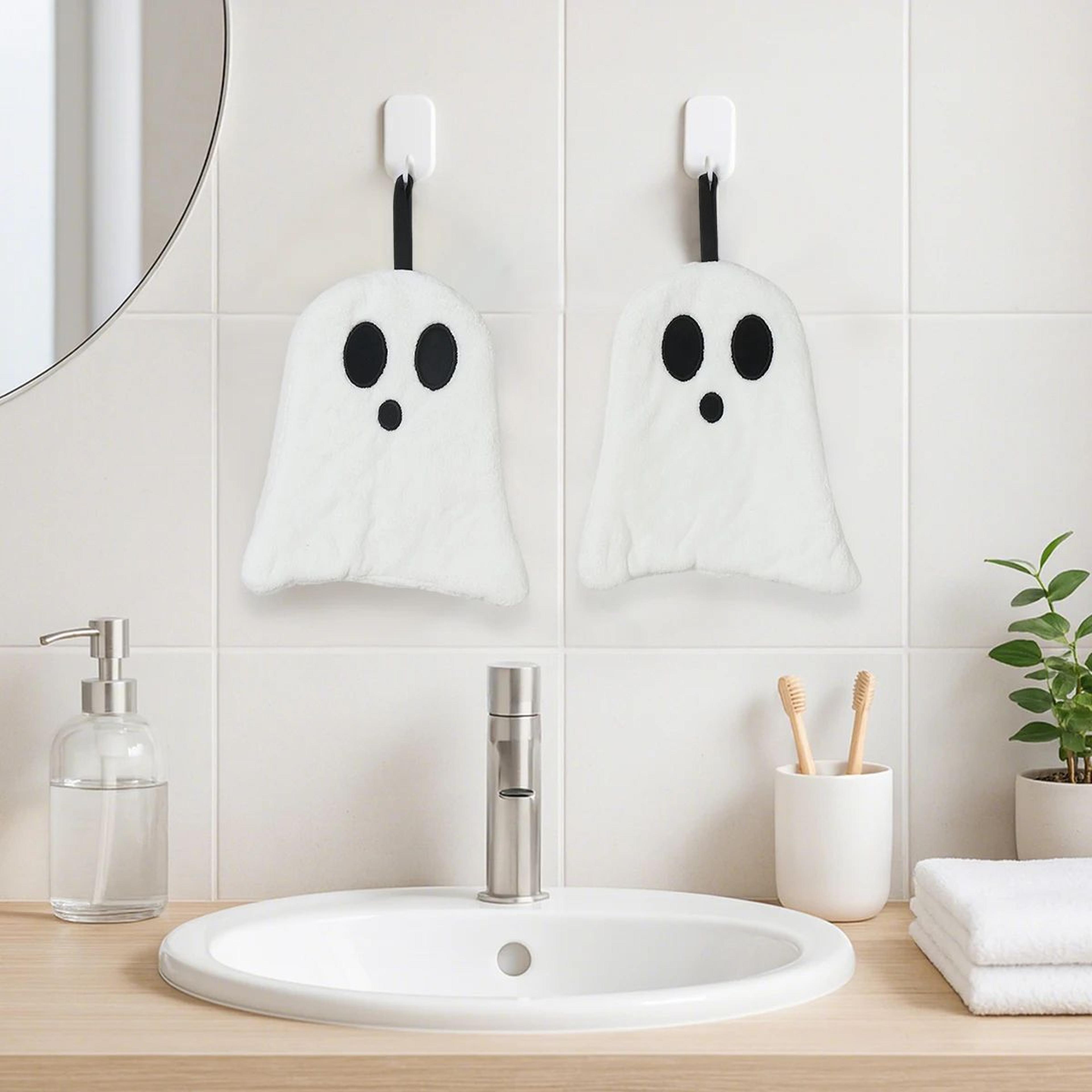 Black Cat Hand Towels Set For Kitchen And Bathroom 4