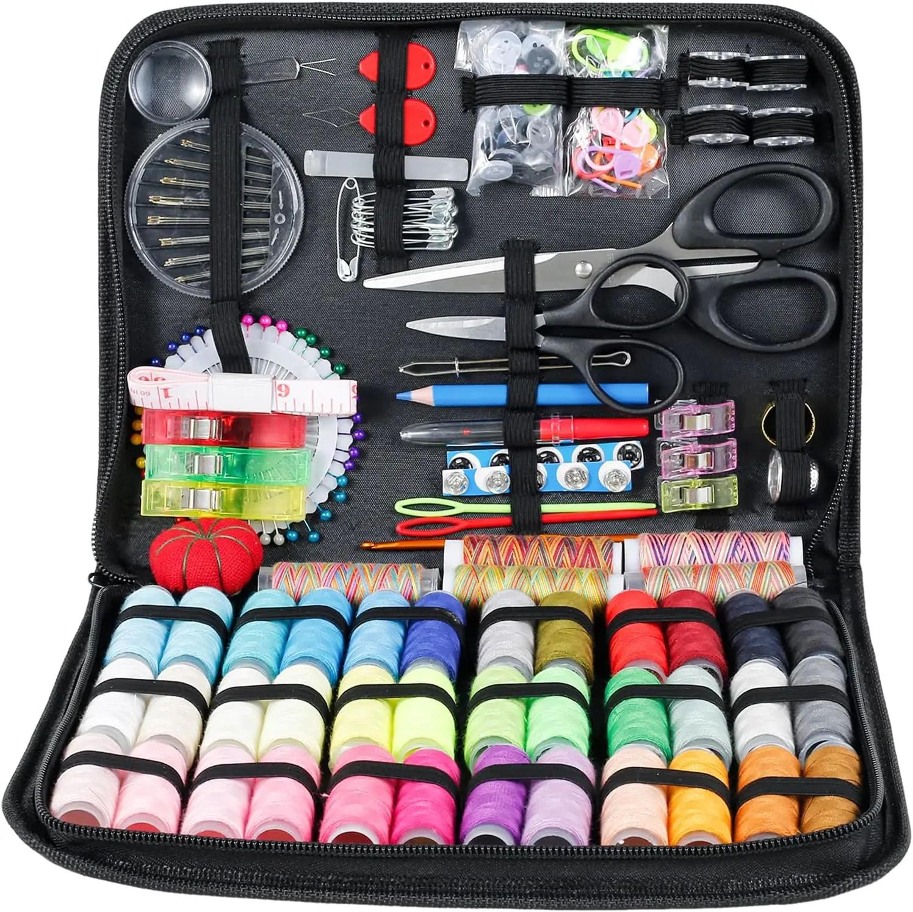 Portable Sewing Kit With Threads And Repair Tools 6