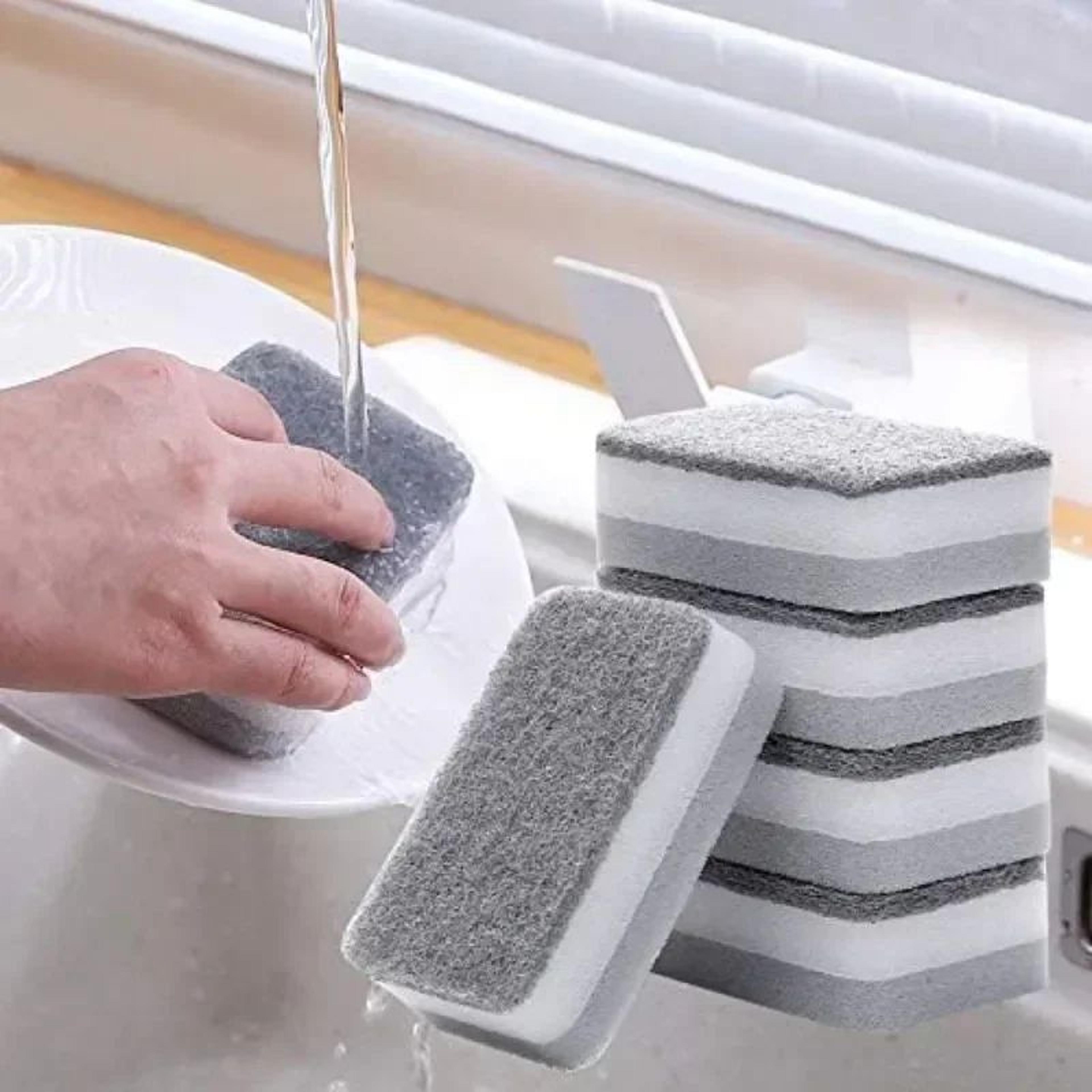 Magic Three Layer Reusable Kitchen Cleaning Sponges 6