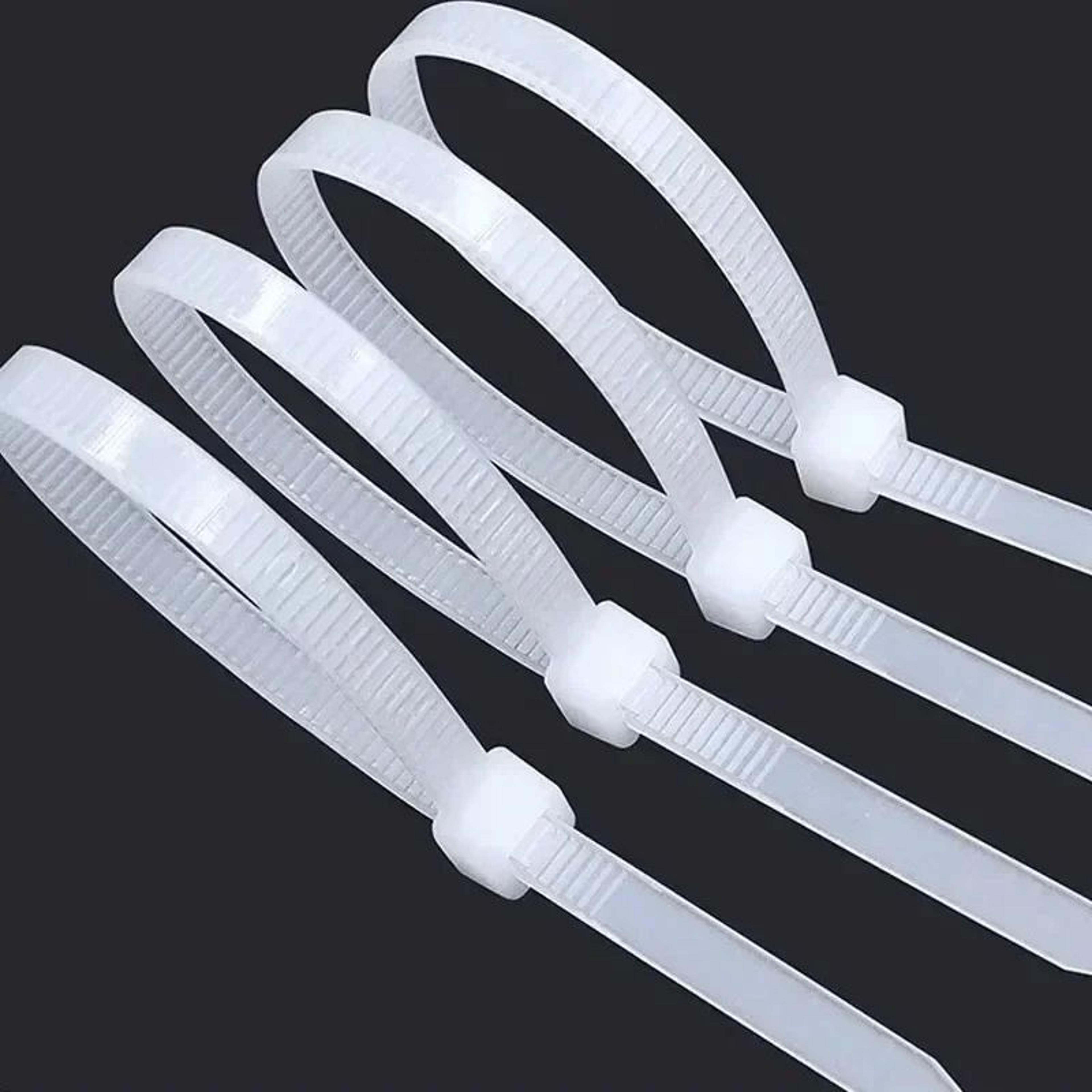 Self Locking Nylon Cable Zip Ties For Wire Organization 9