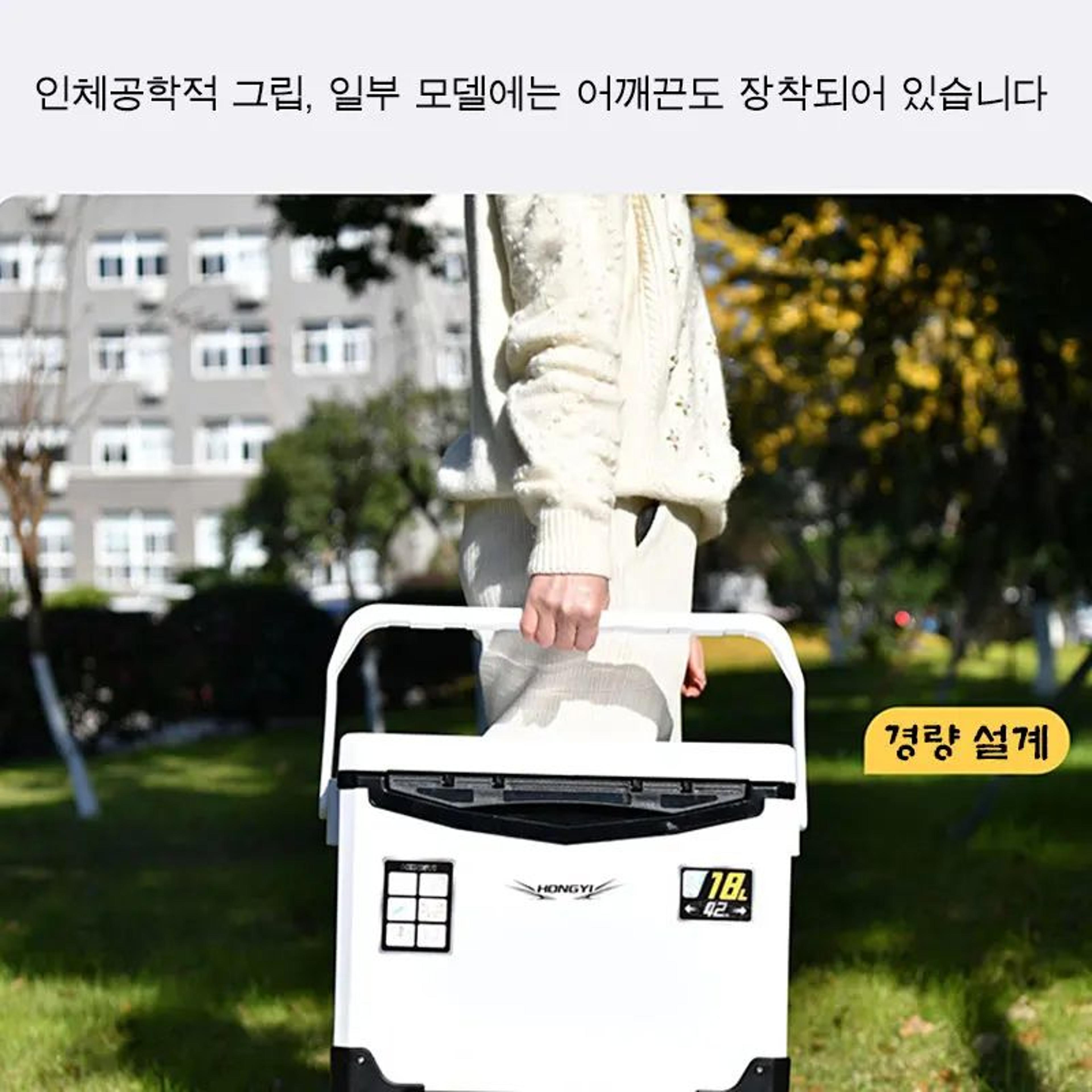 Portable Insulated Fishing Cooler Box With Thermal Storage 5