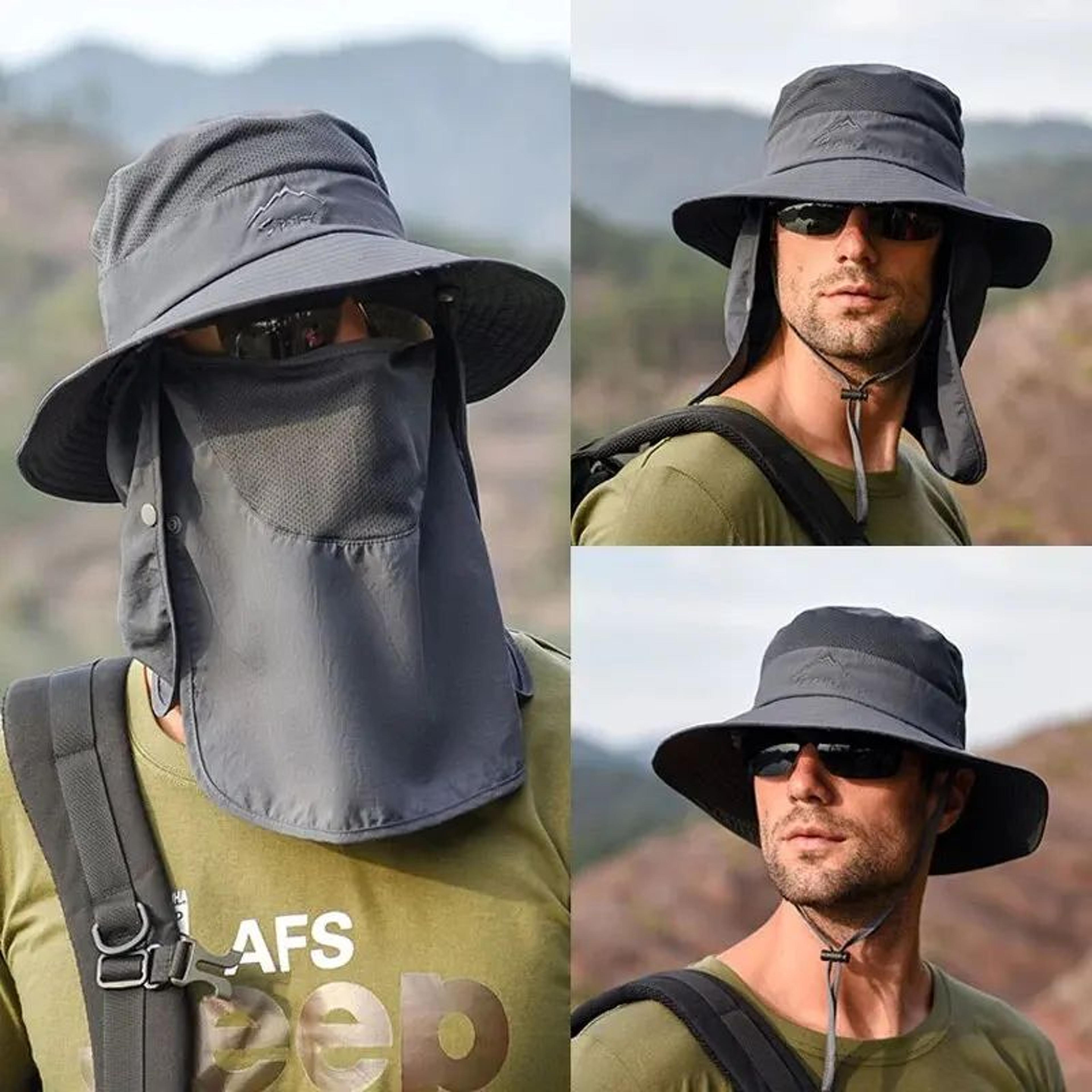 Quick Dry Sun Hat With Face And Neck Cover 0