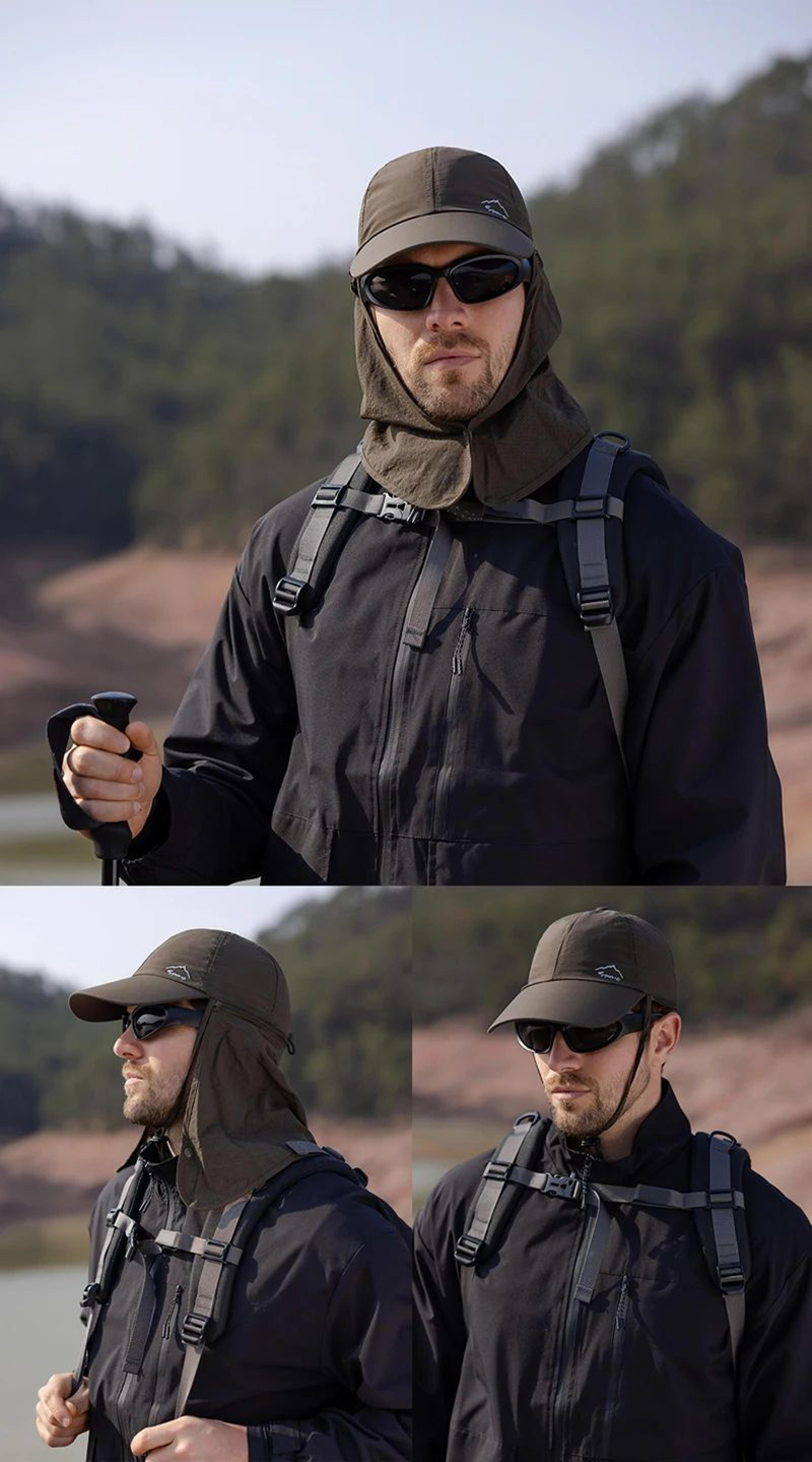 Quick Dry Sun Hat With Neck Flap And Cap 7