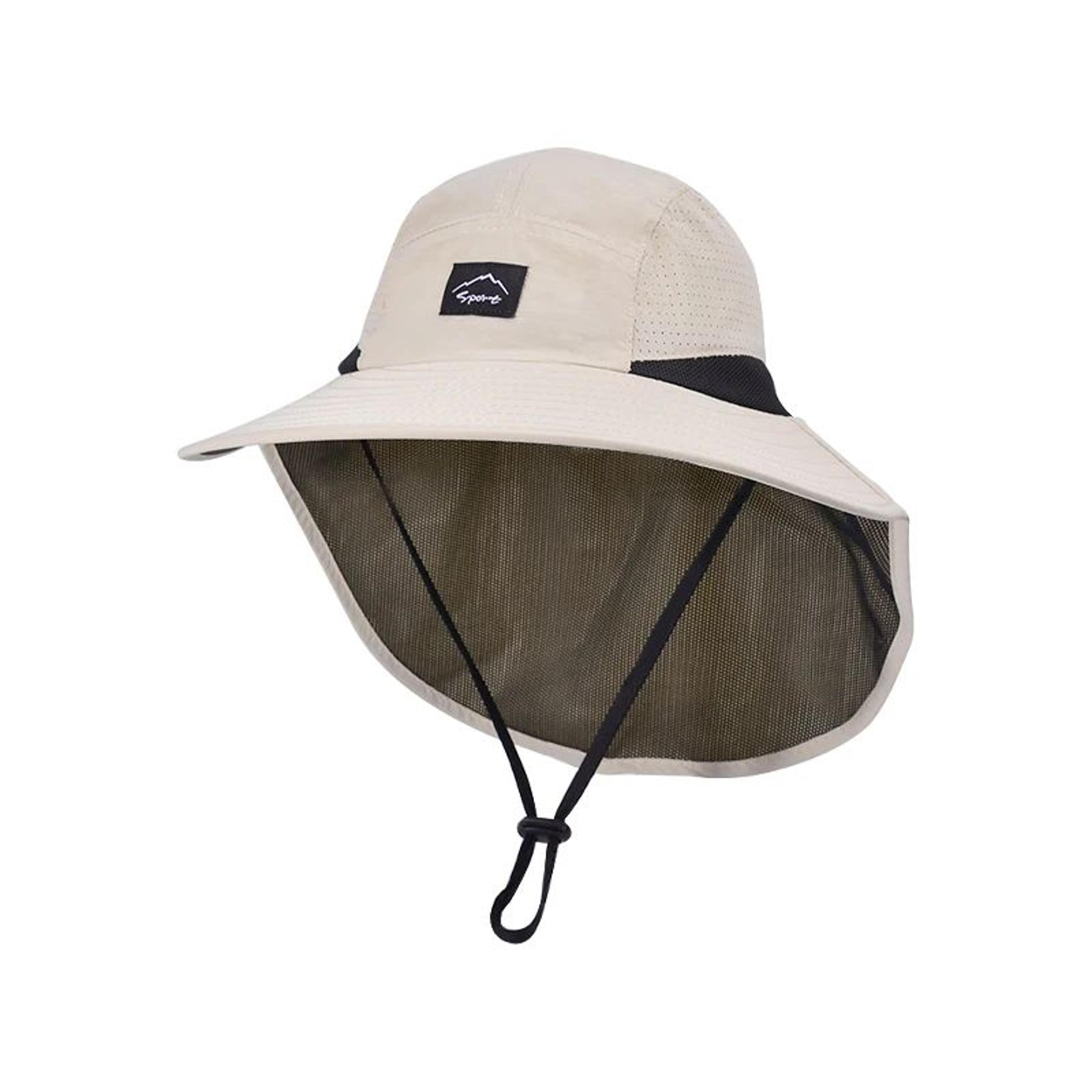 Wide Brim Sun Hat With Neck Flap 17