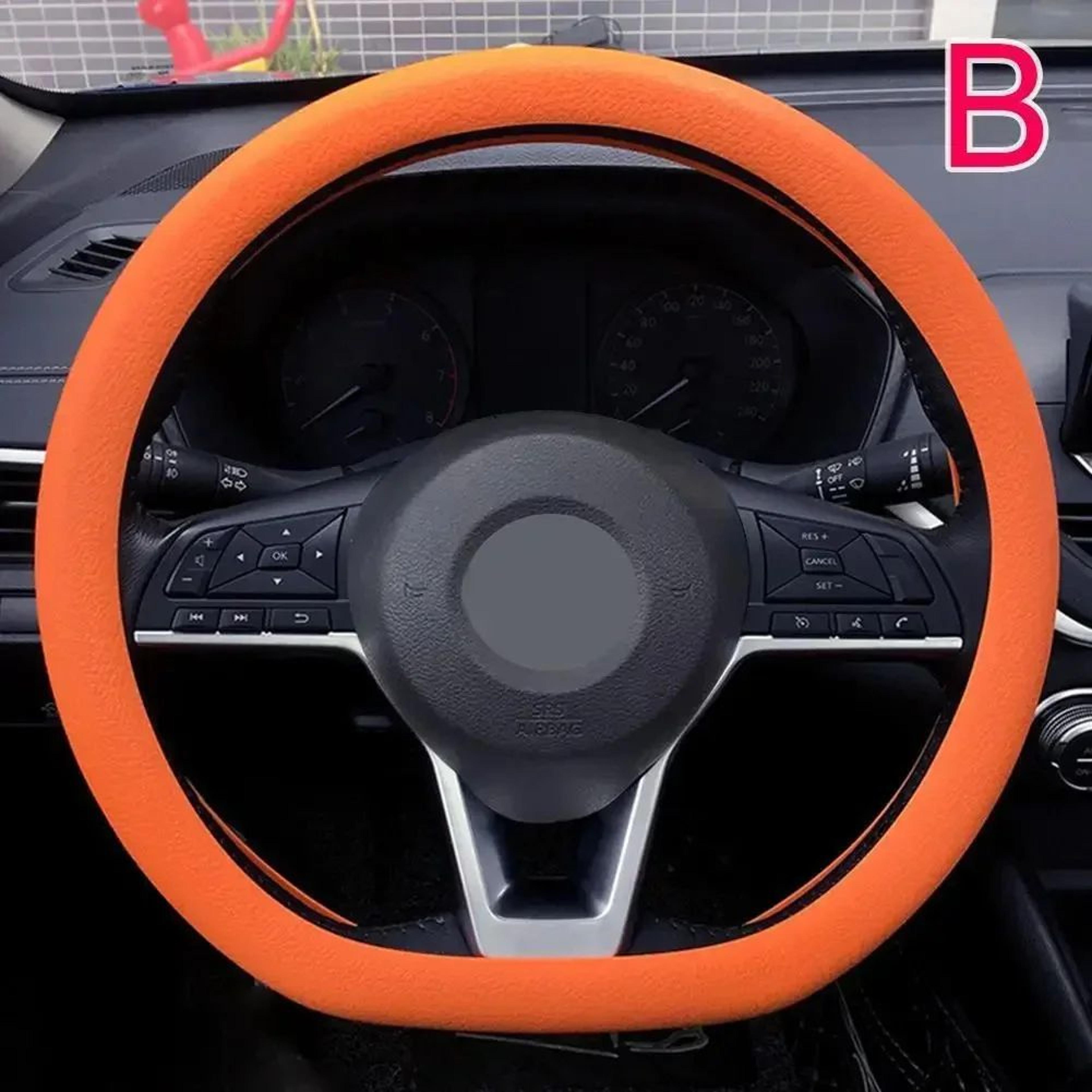 Universal Silicone Steering Wheel Cover Soft Grip Protector 5