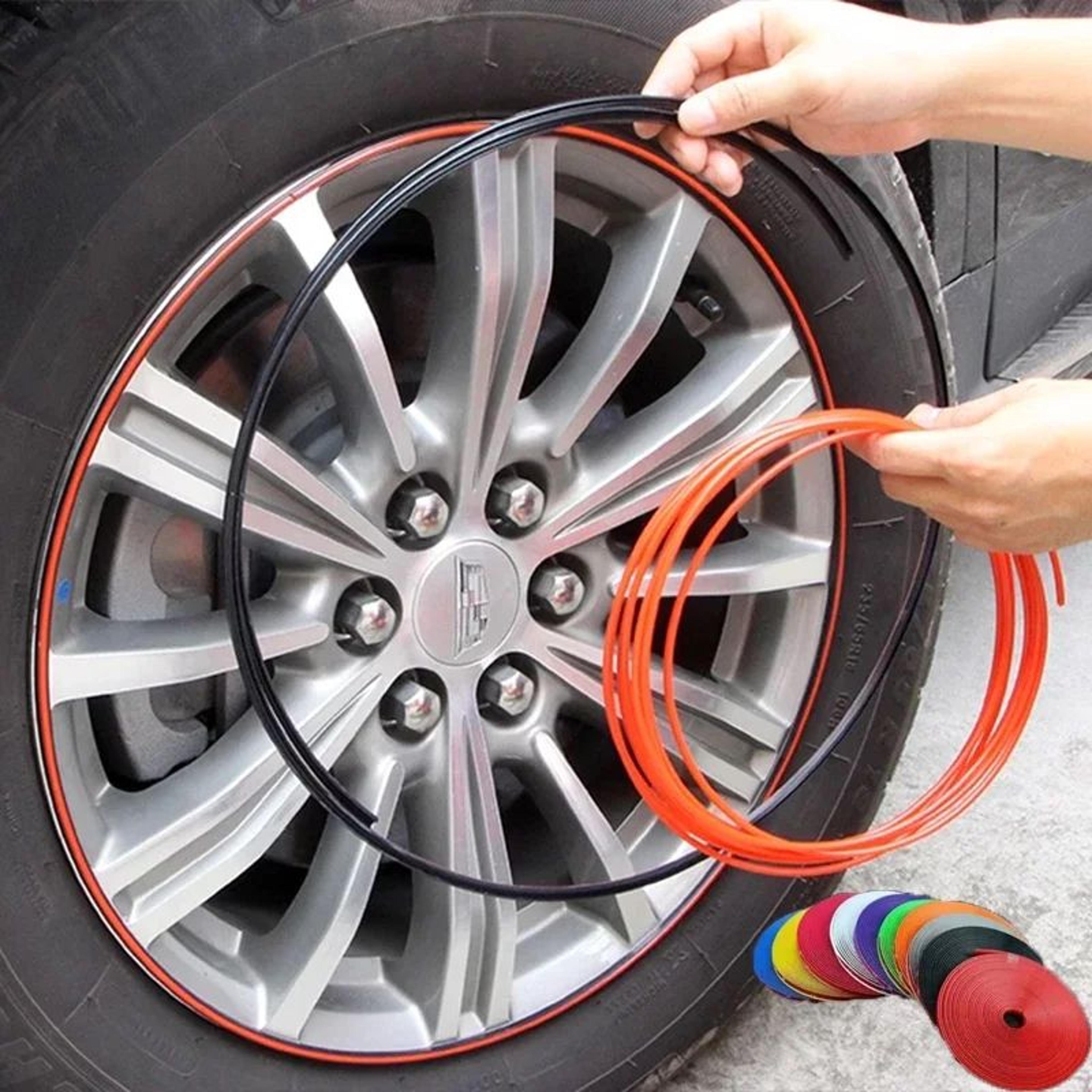 Universal Wheel Rim Protector Strip Decorative Ring 0