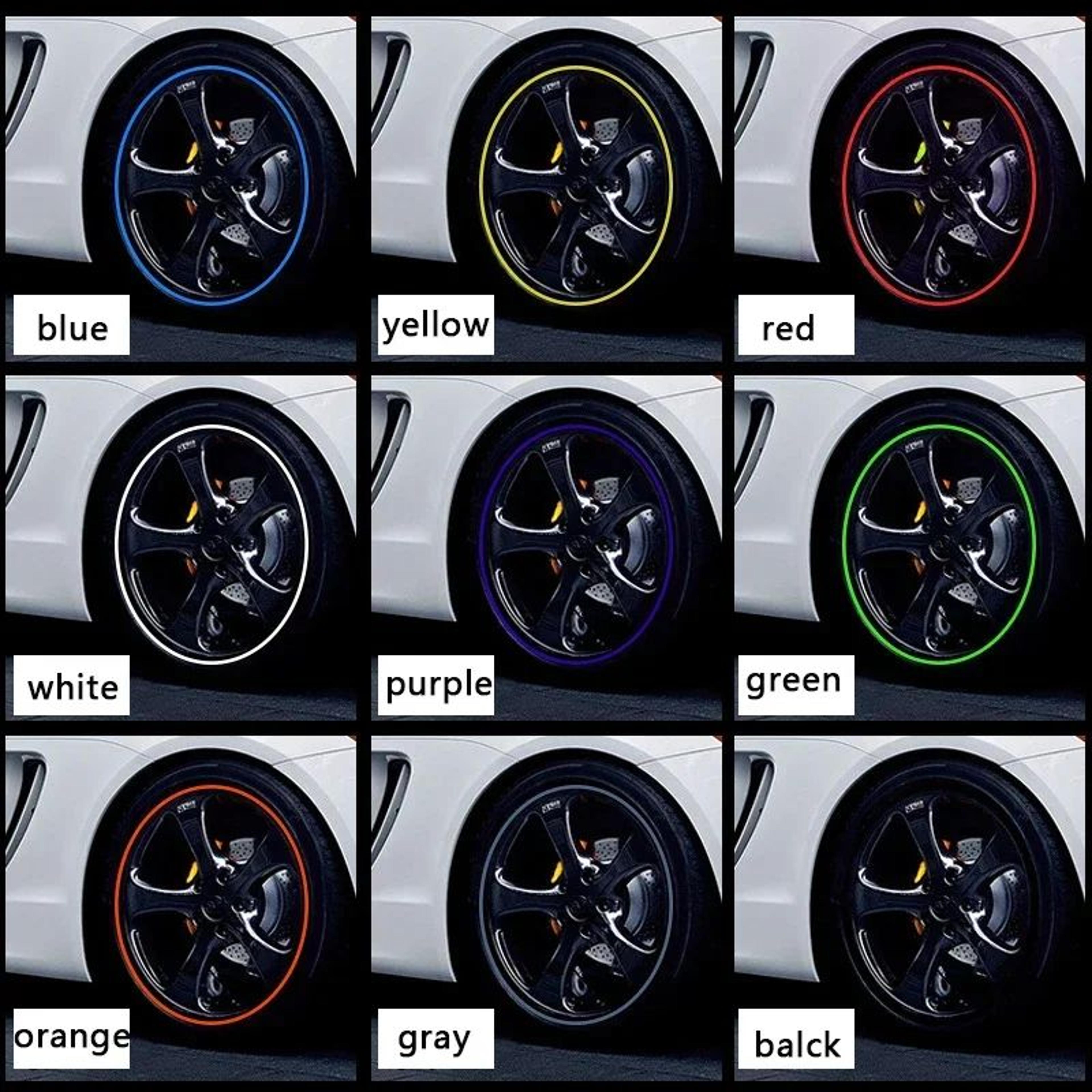 Universal Wheel Rim Protector Strip Decorative Ring 5