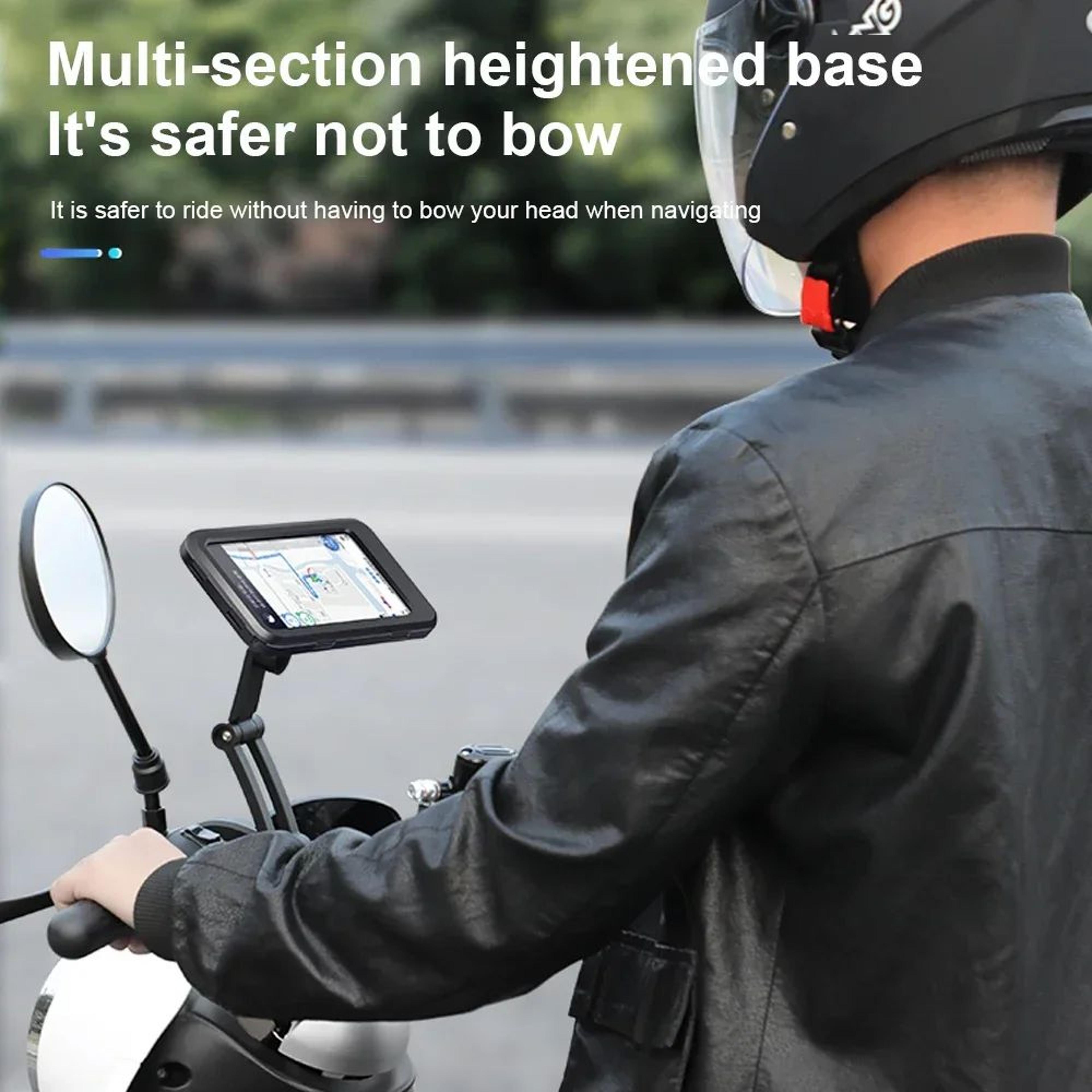 Universal Waterproof Motorcycle Phone Holder With 360 Rotation 5