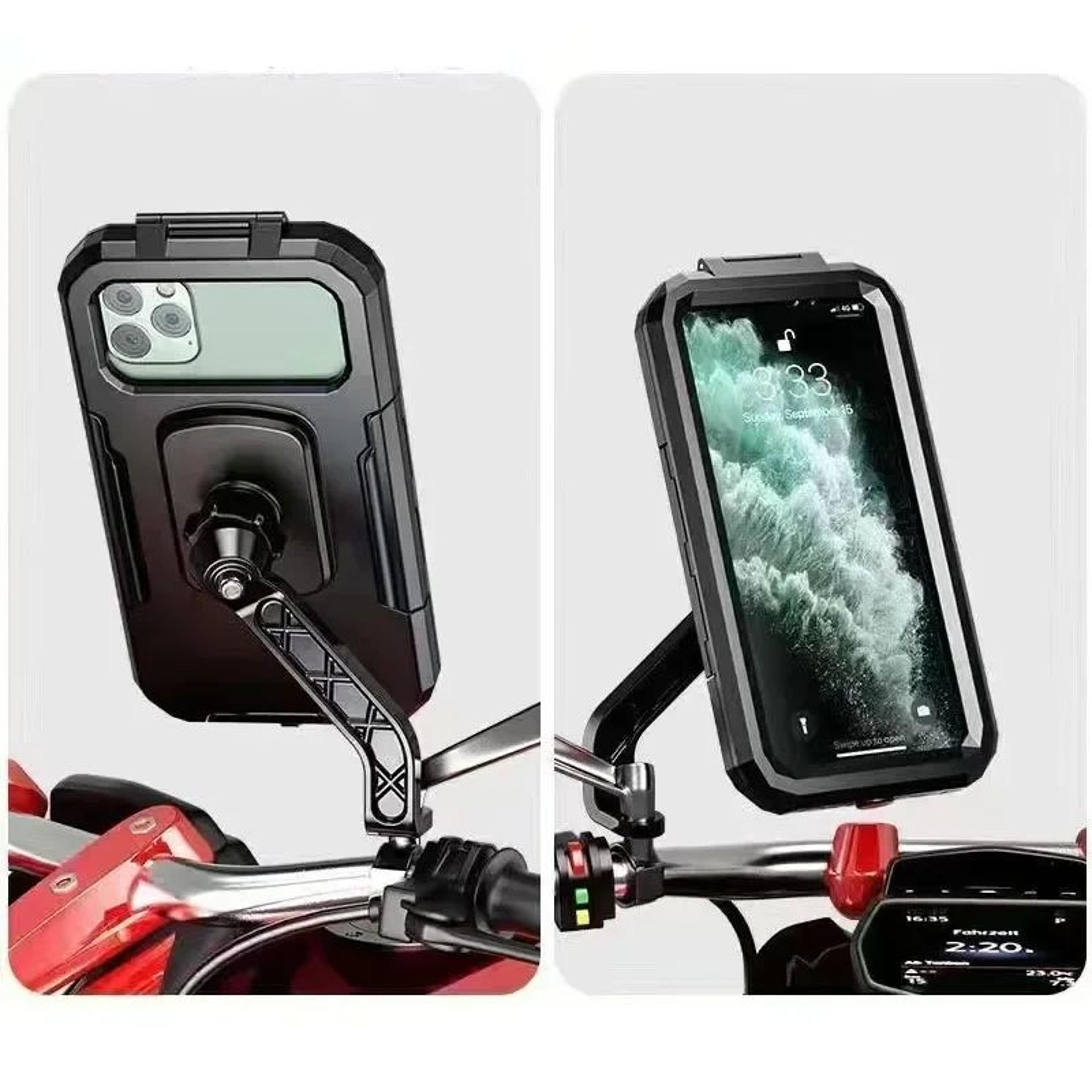 Universal Waterproof Motorcycle Phone Holder With 360 Rotation 7