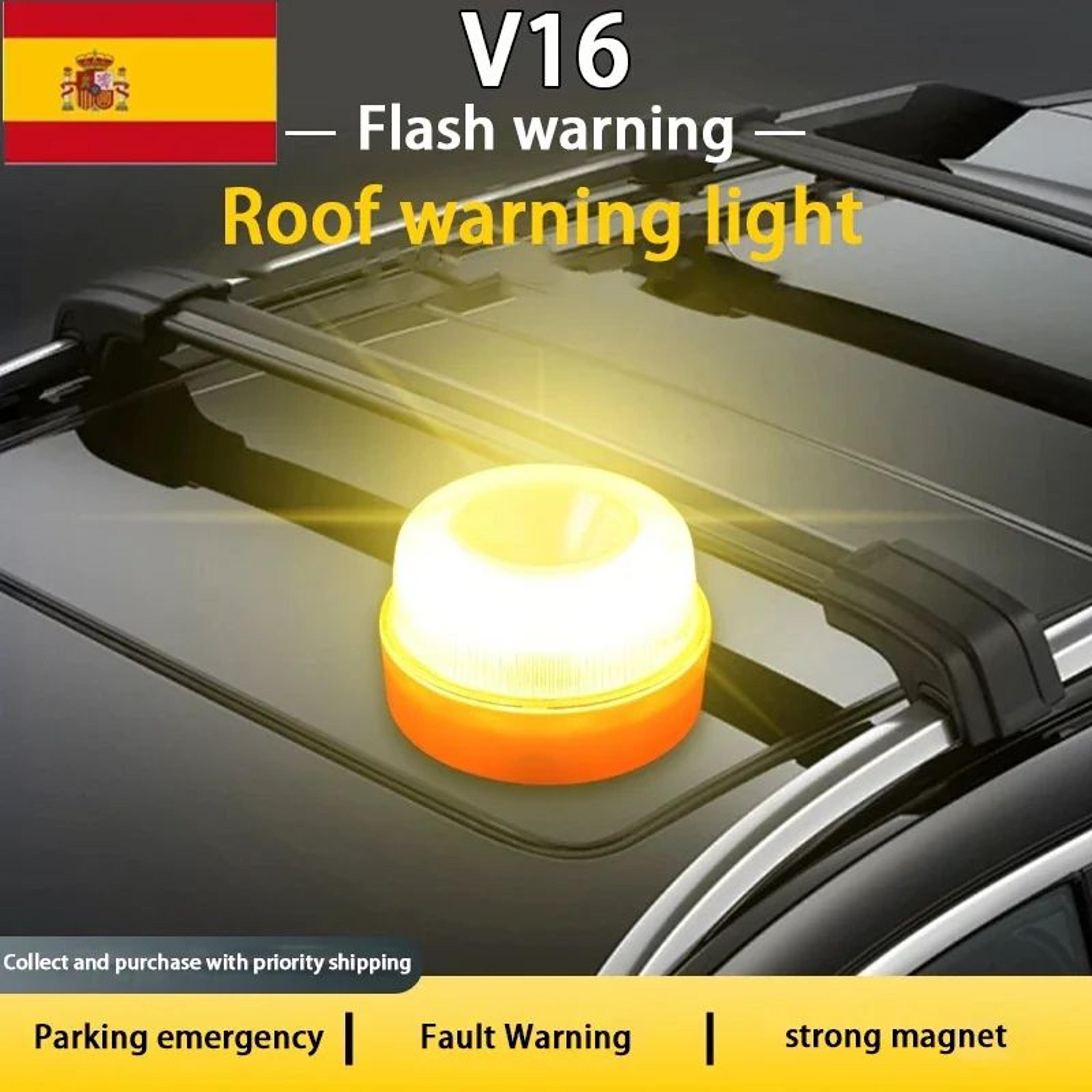 V16 Magnetic LED Car Emergency Warning Beacon 0