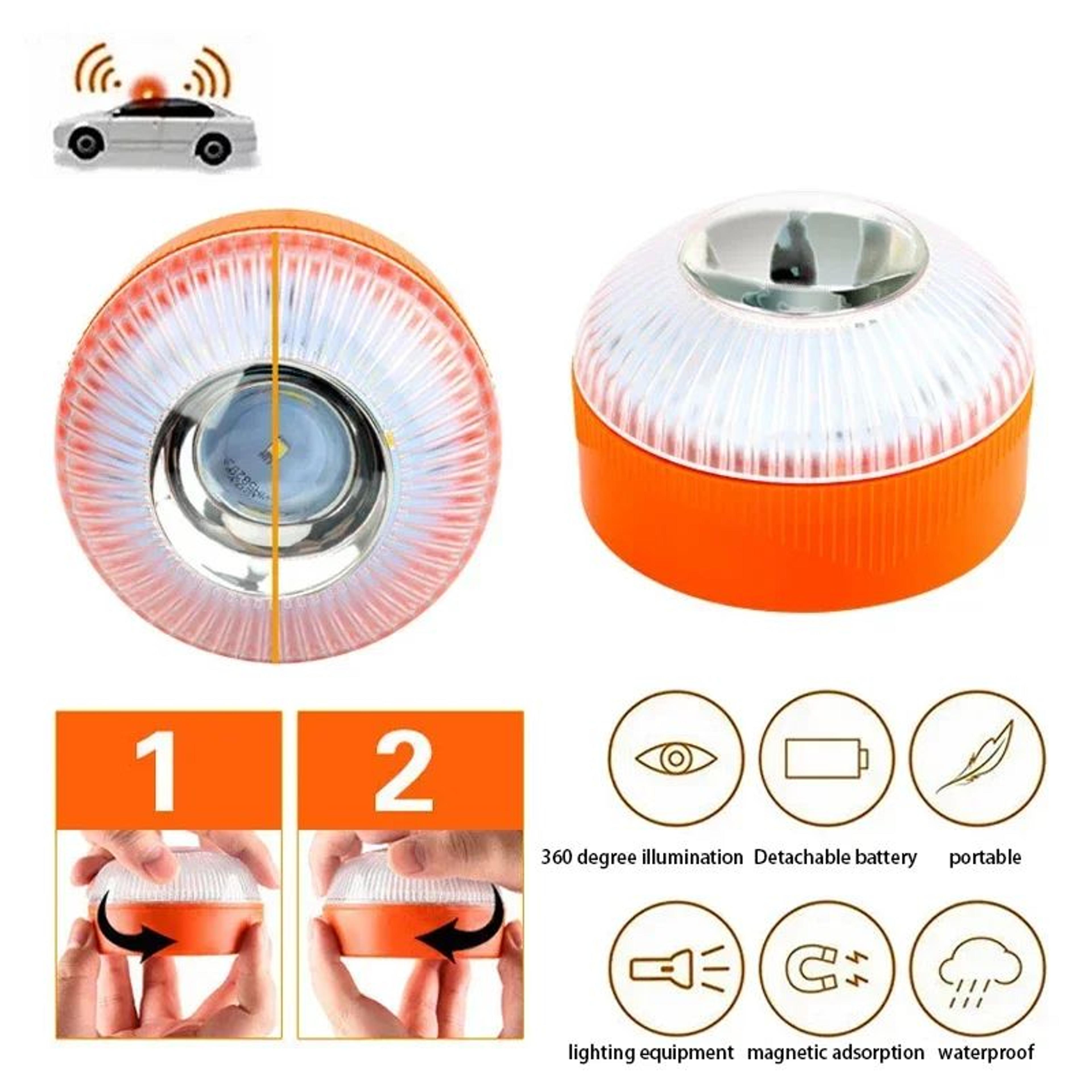 V16 Magnetic LED Car Emergency Warning Beacon 3