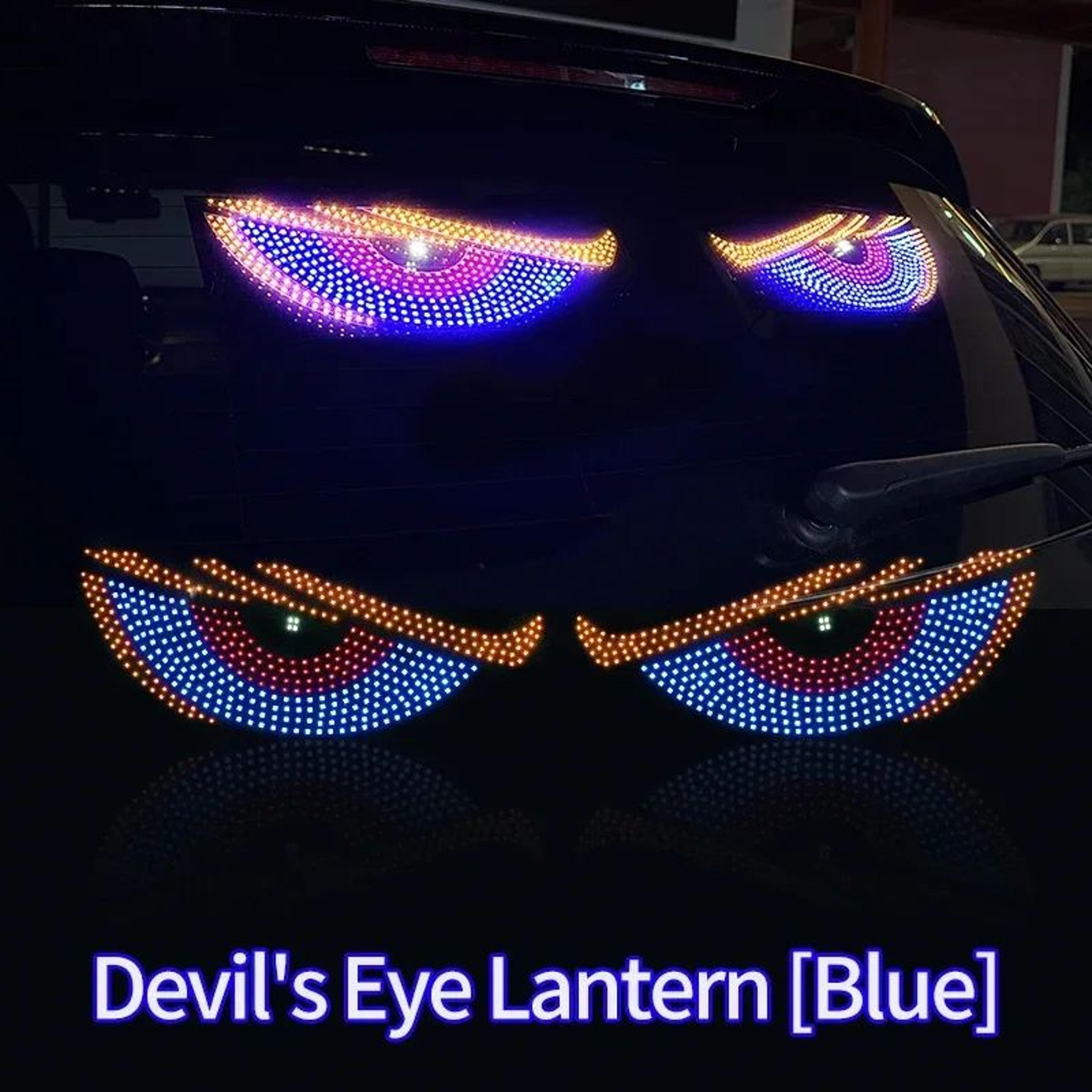 RGB Devil Eye LED Rear Window Decorative Light 12