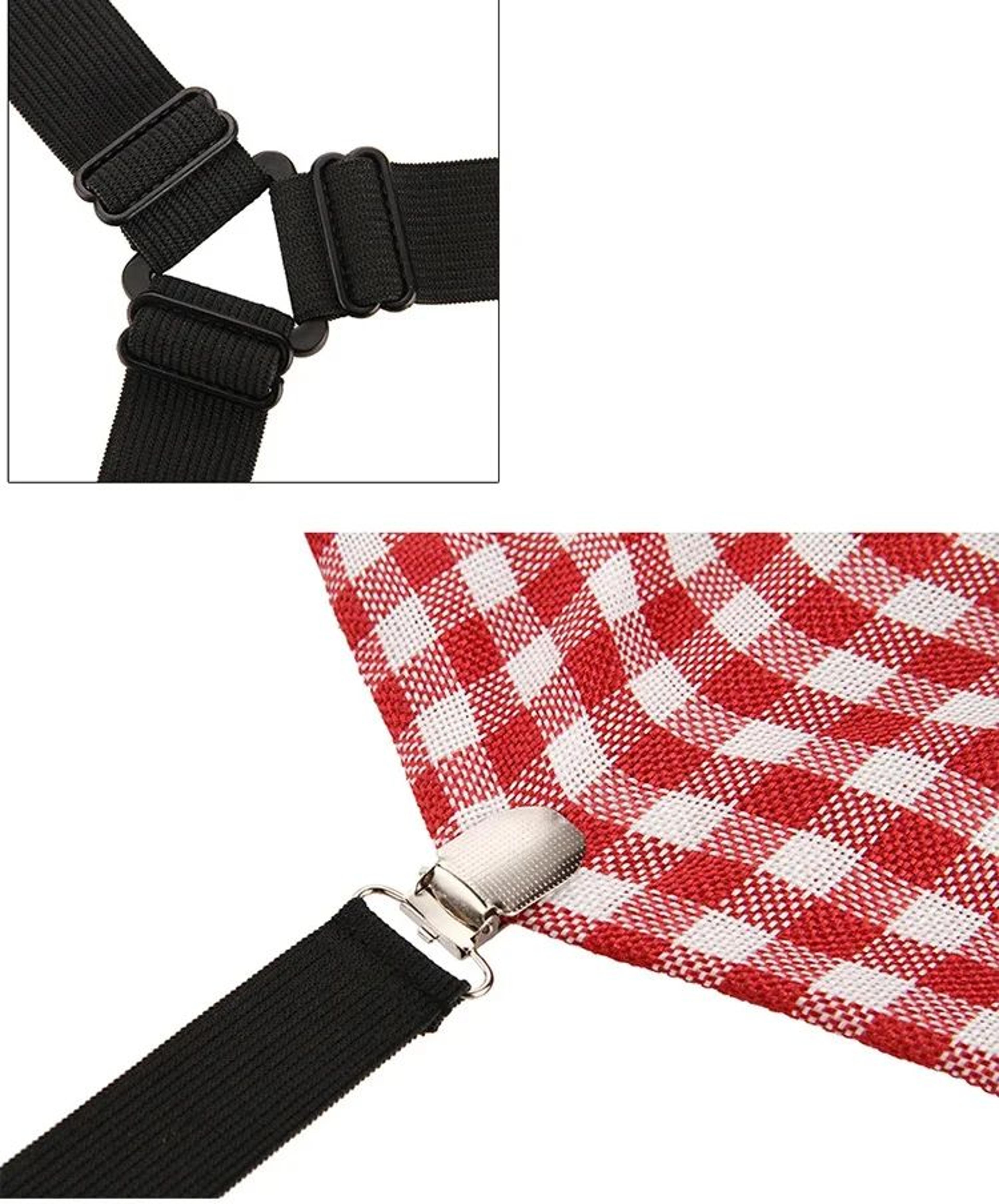 Adjustable Bed Sheet Fastener Clips Anti Slip Strap Set 8