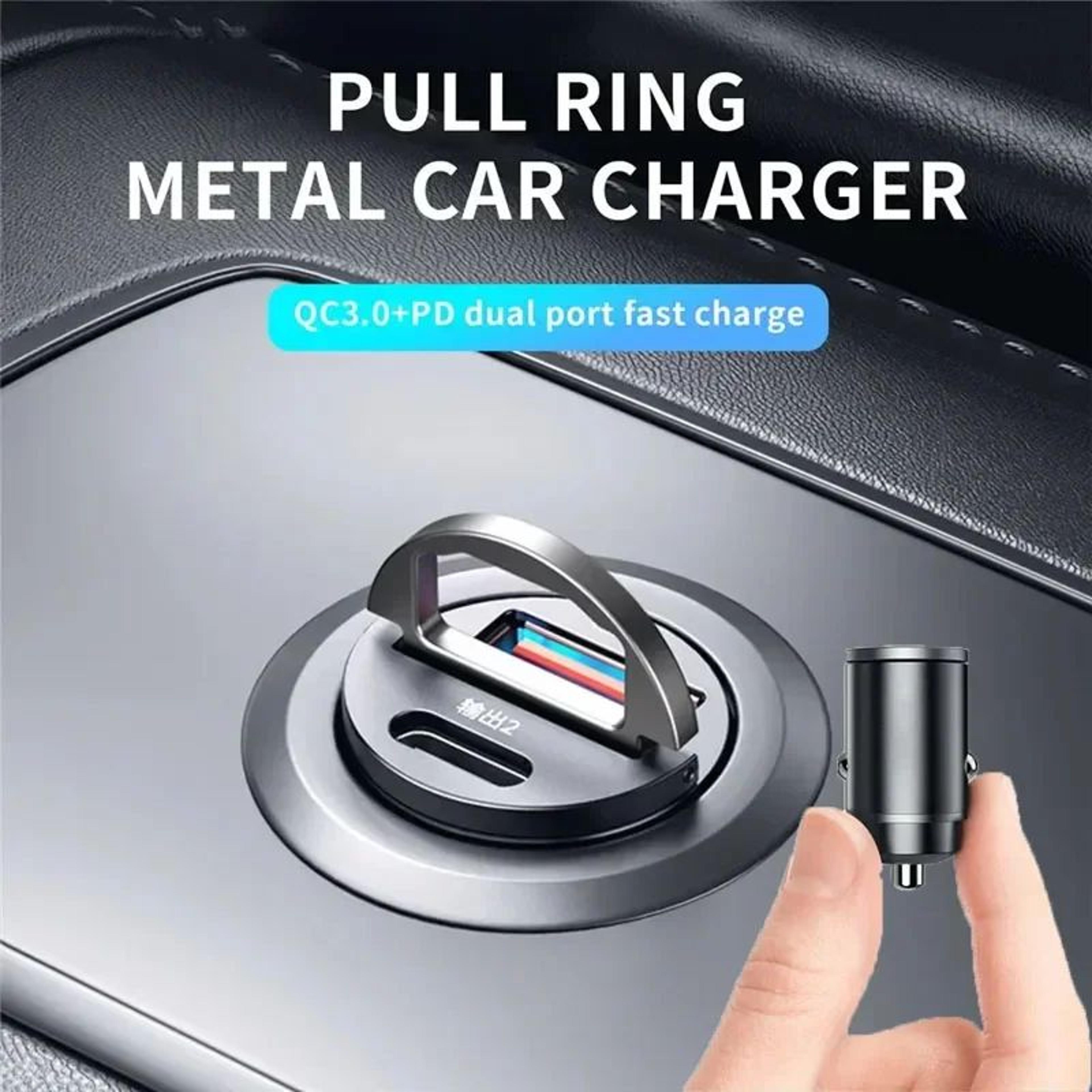 100W 200W Dual USB And Type C Fast Car Charger 5