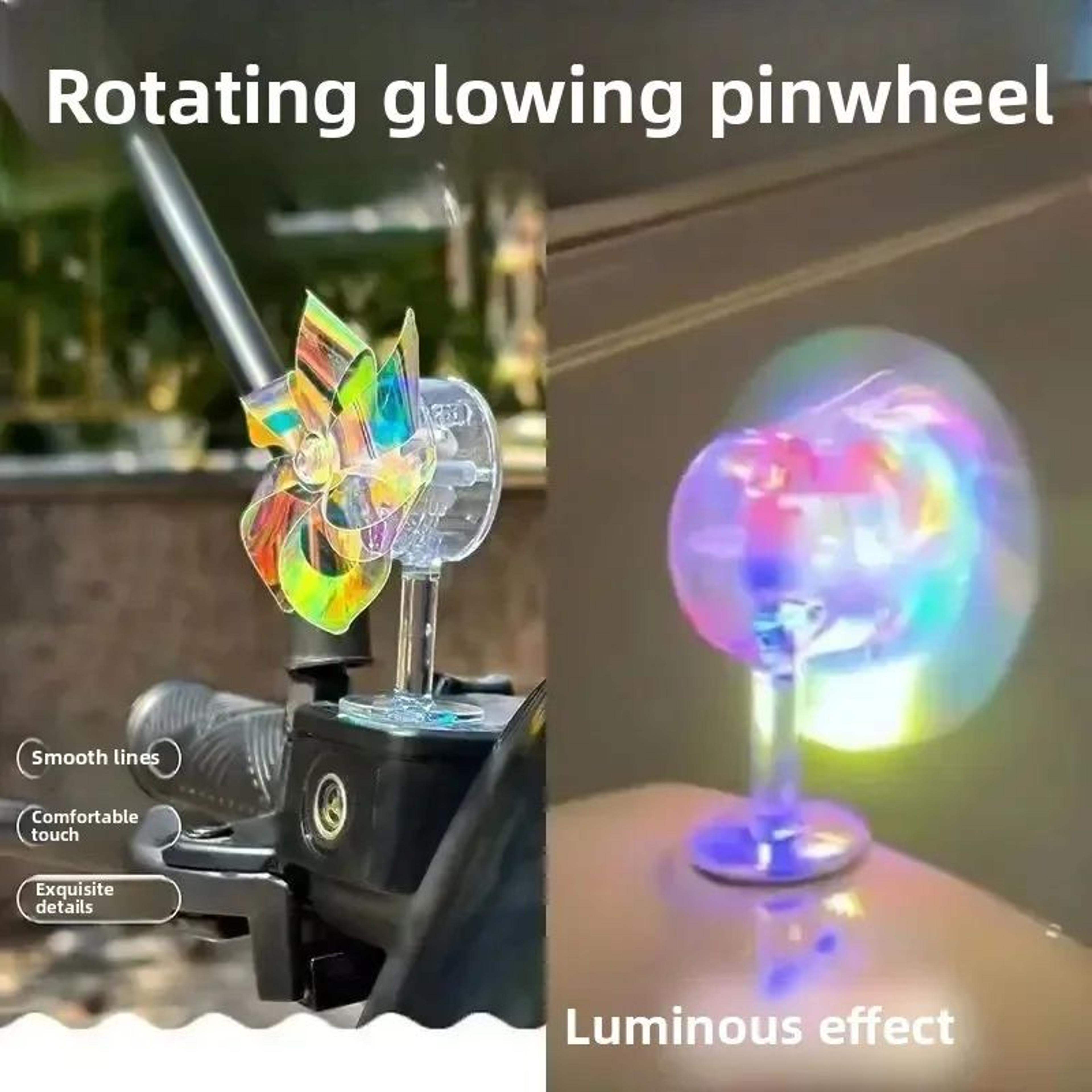 Wind Powered LED Car Roof Windmill Ornament 1
