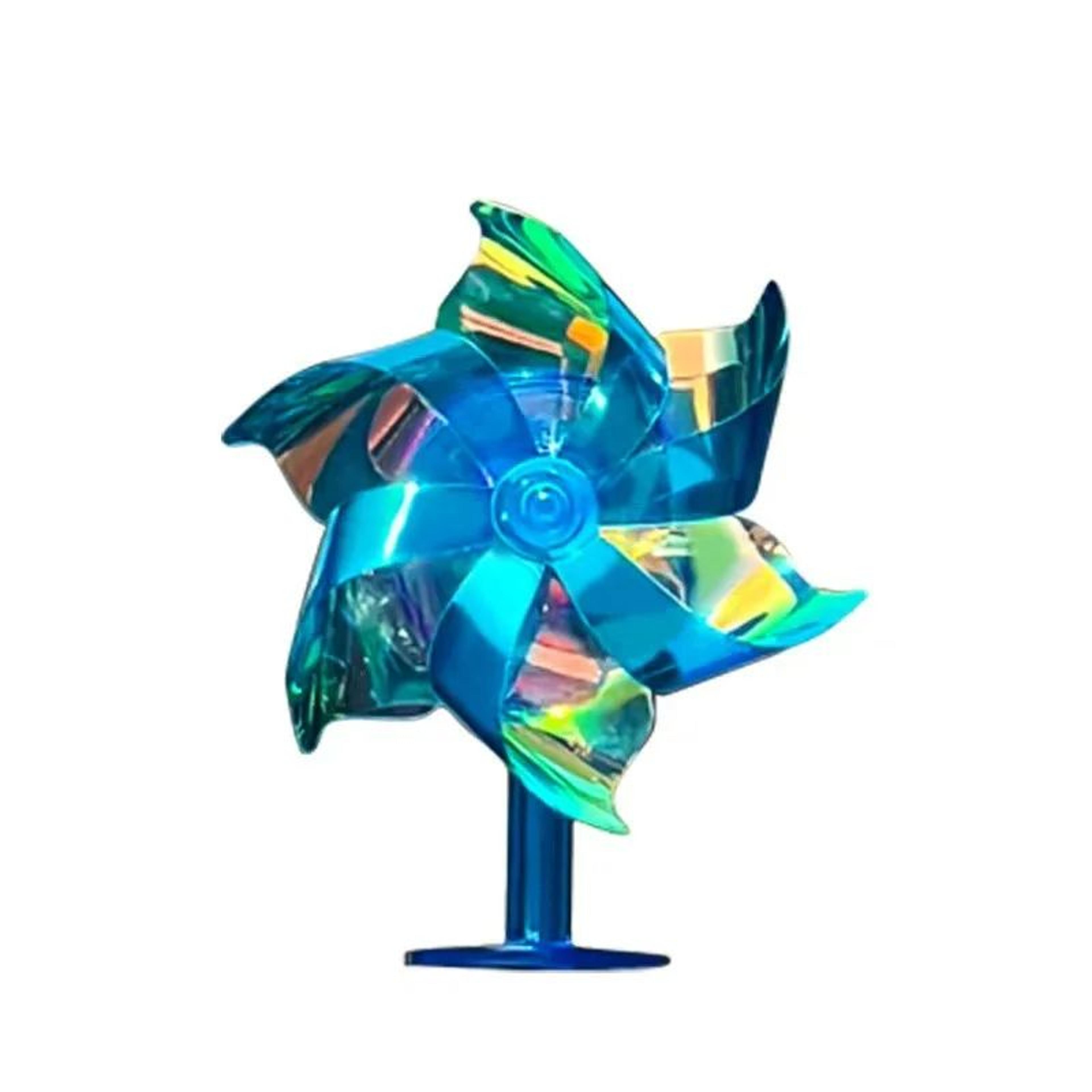 Wind Powered LED Car Roof Windmill Ornament 10