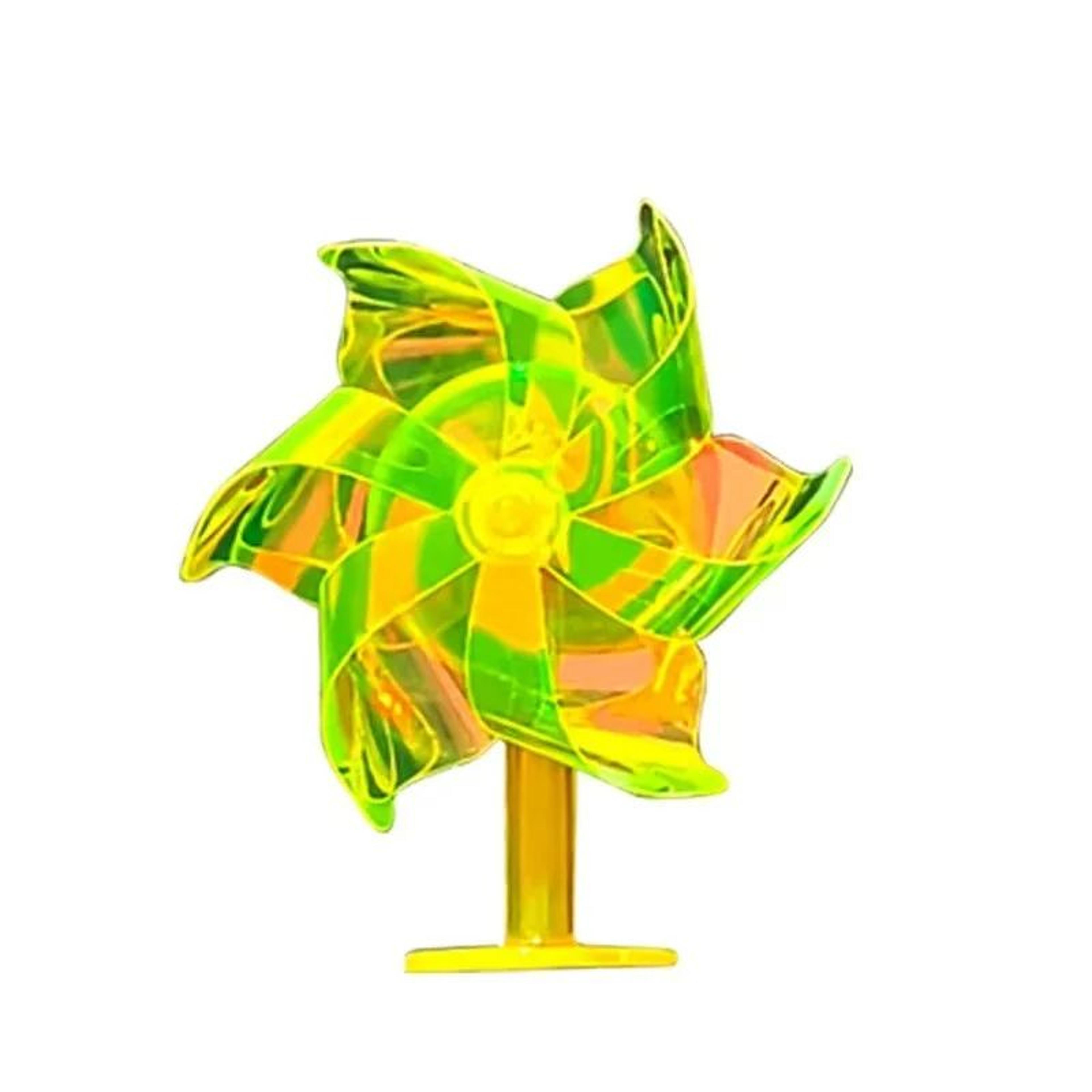 Wind Powered LED Car Roof Windmill Ornament 11