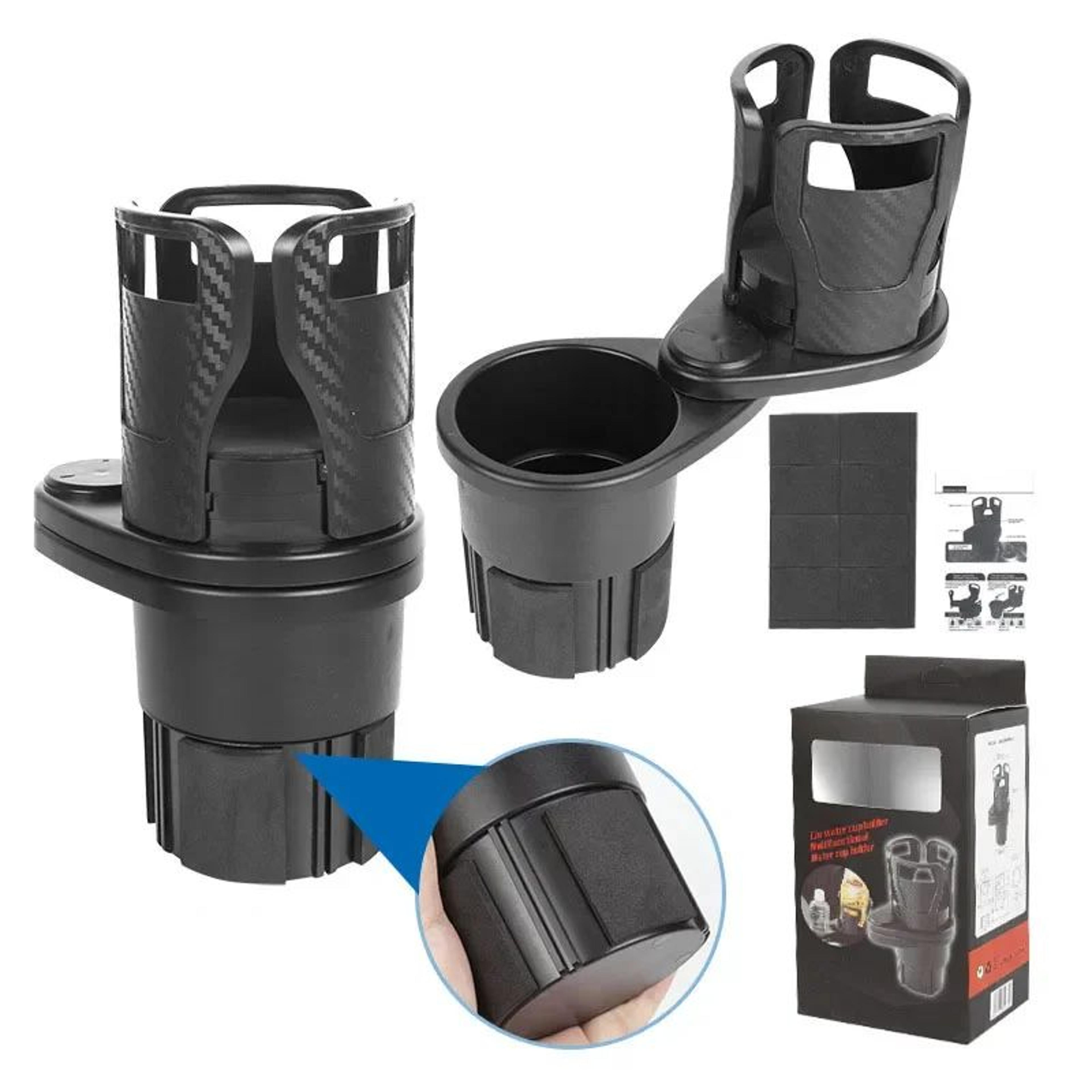 360 Degree Rotating Dual Car Cup Holder Expander Organizer 7