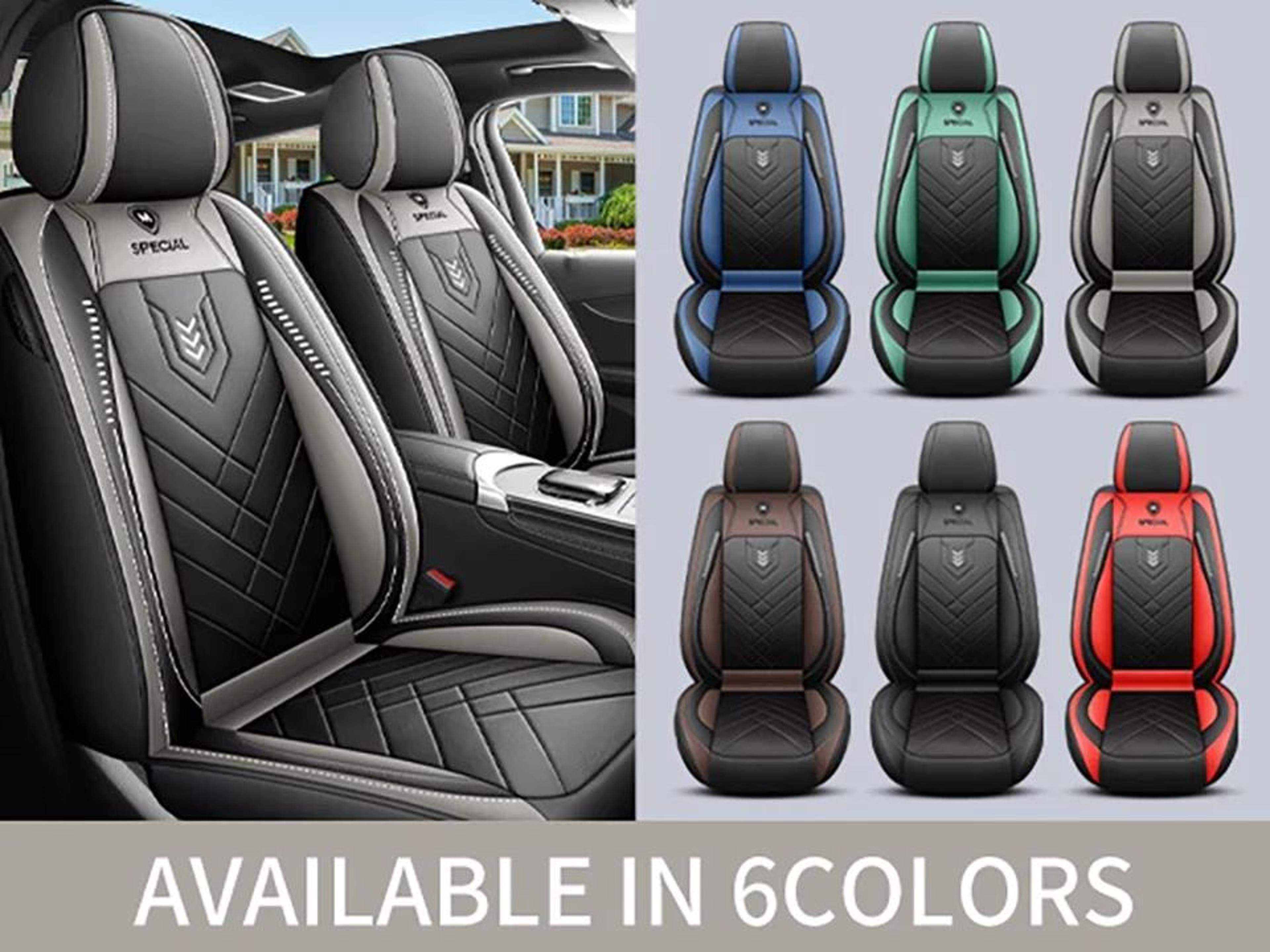 Universal Full Coverage Leather Car Seat Cover 10