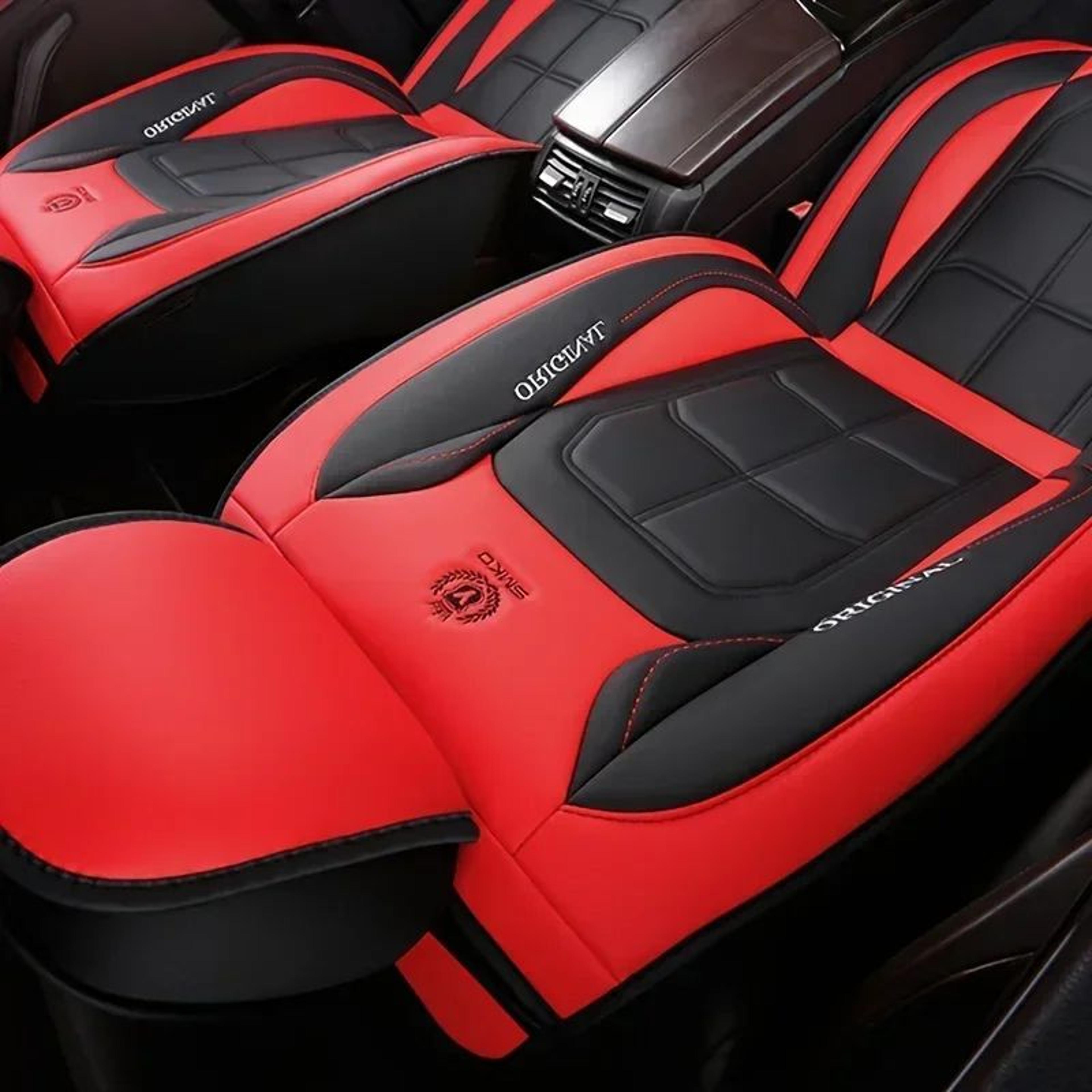 Universal Leather Car Seat Cushion With Full Wrap Design 6