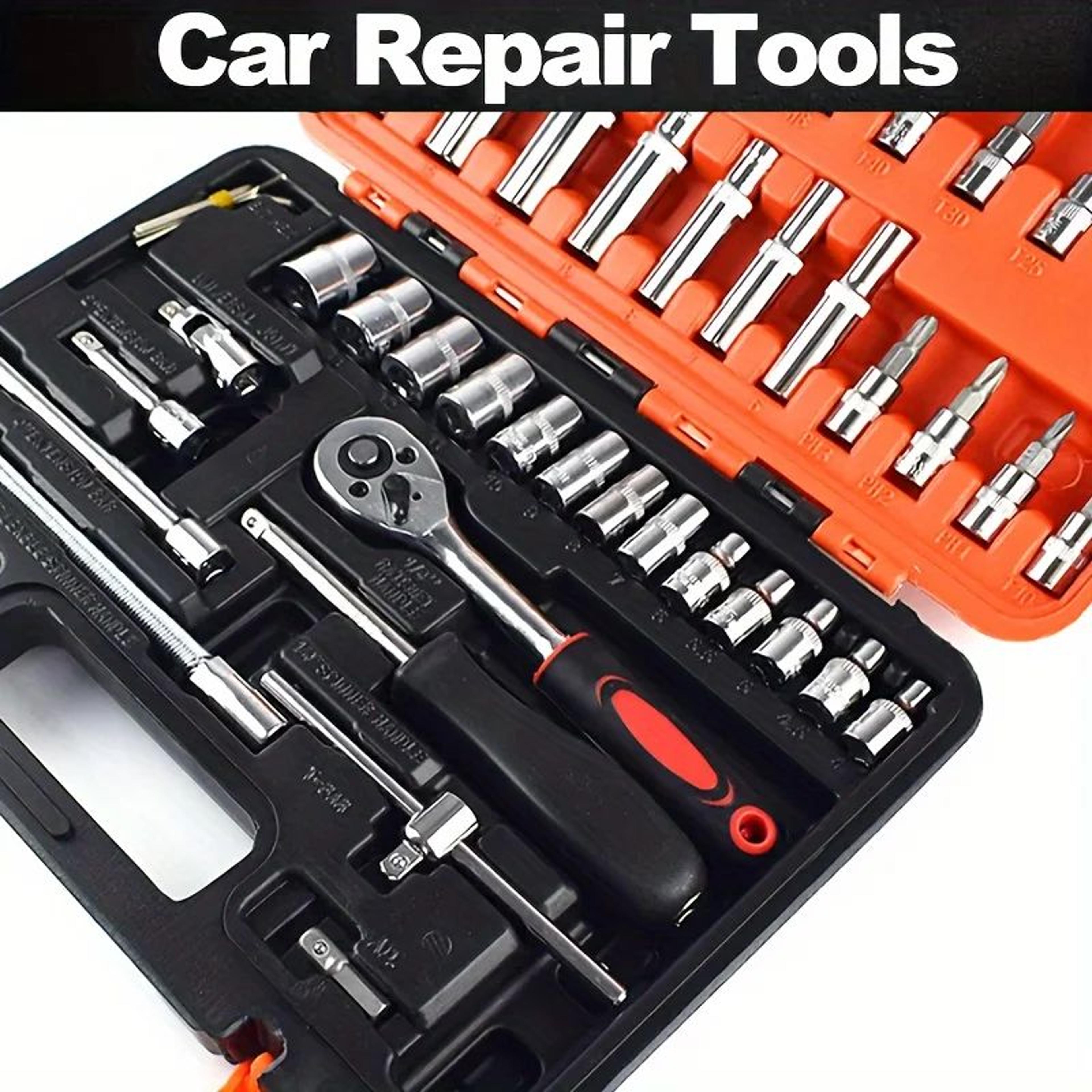 53 Piece Automotive Socket And Repair Tool Set With Carrying Case 3