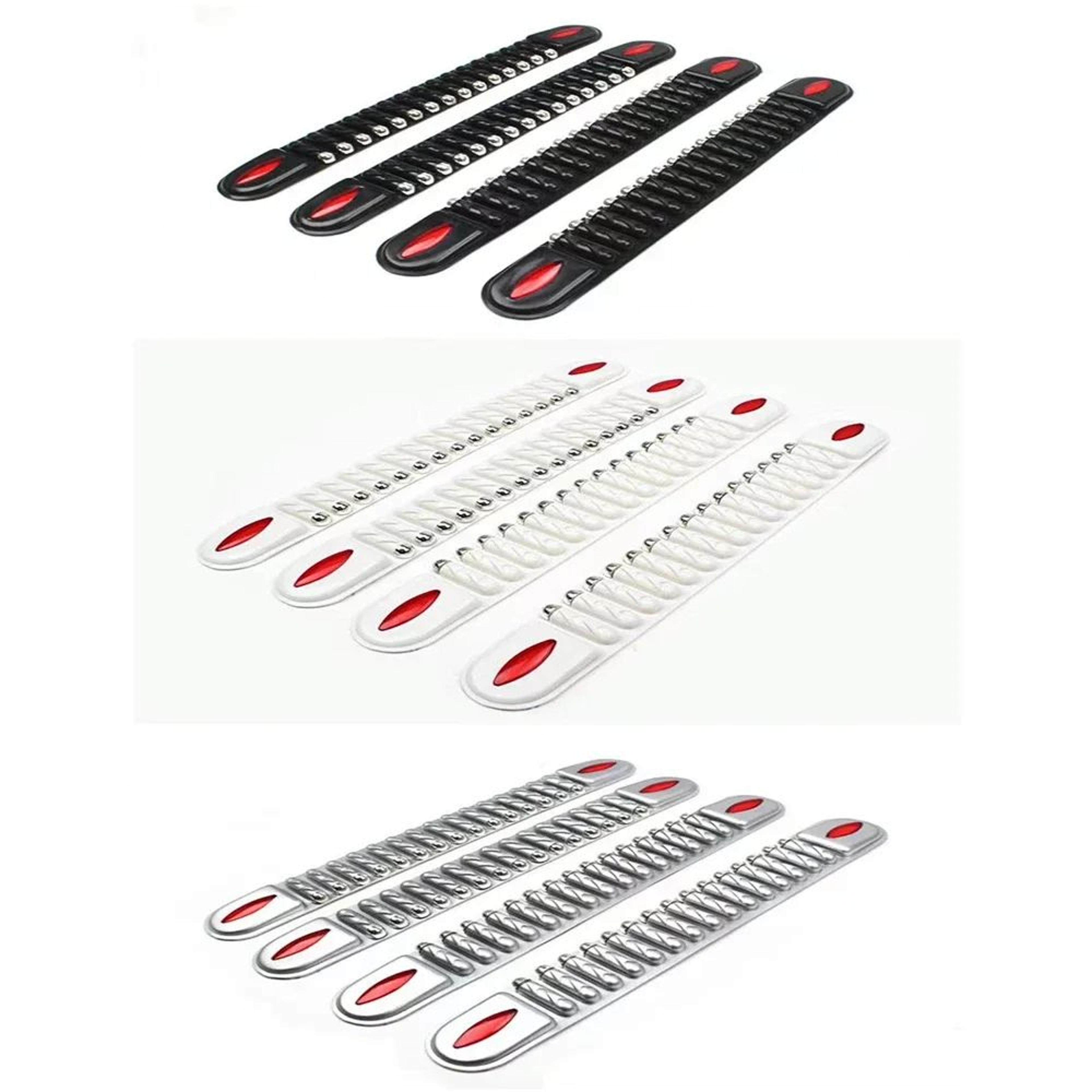 Universal Rubber Bumper Protector Guard Strip Set 6