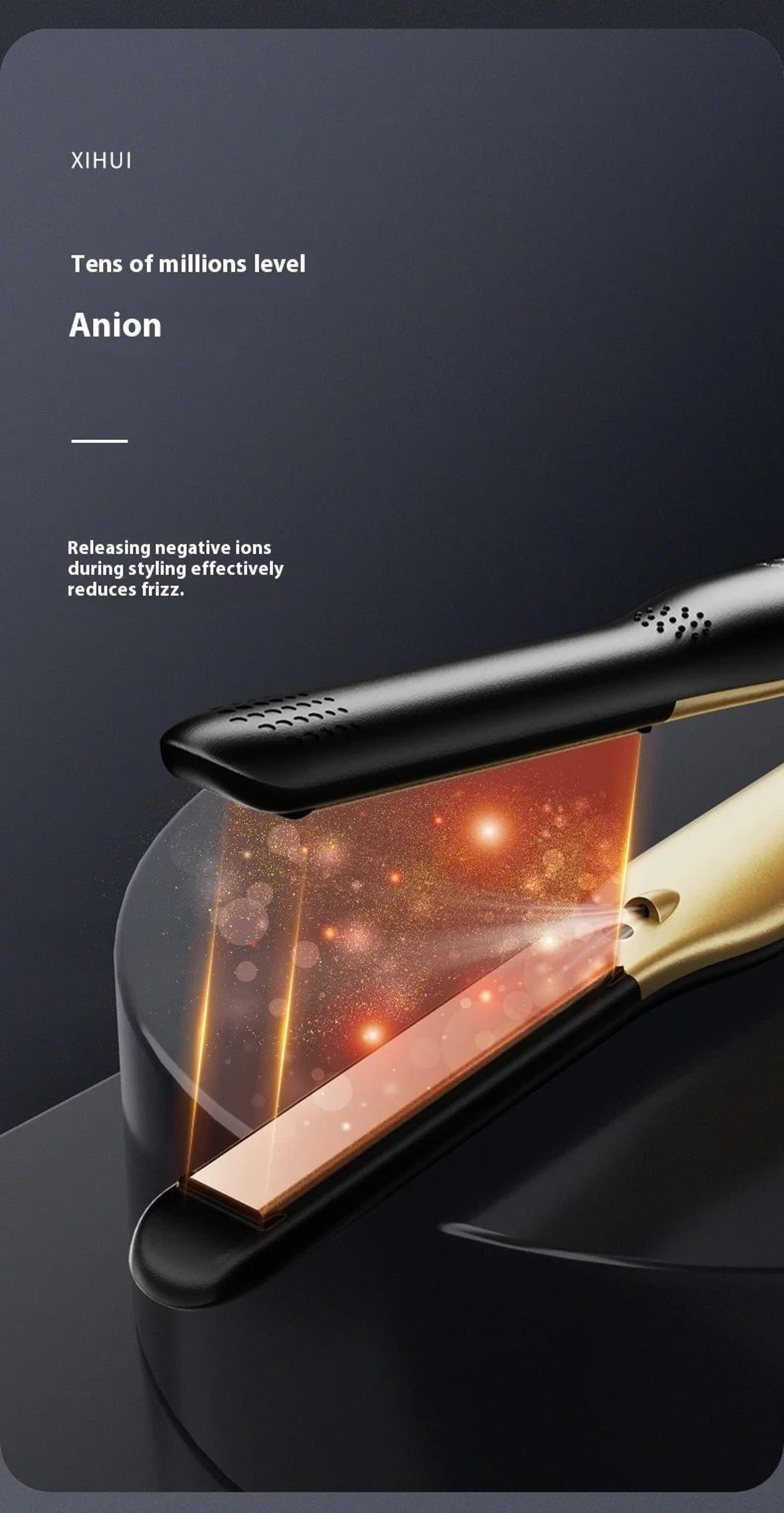 Mini Ceramic Ionic Hair Straightener With Adjustable Temperature 8