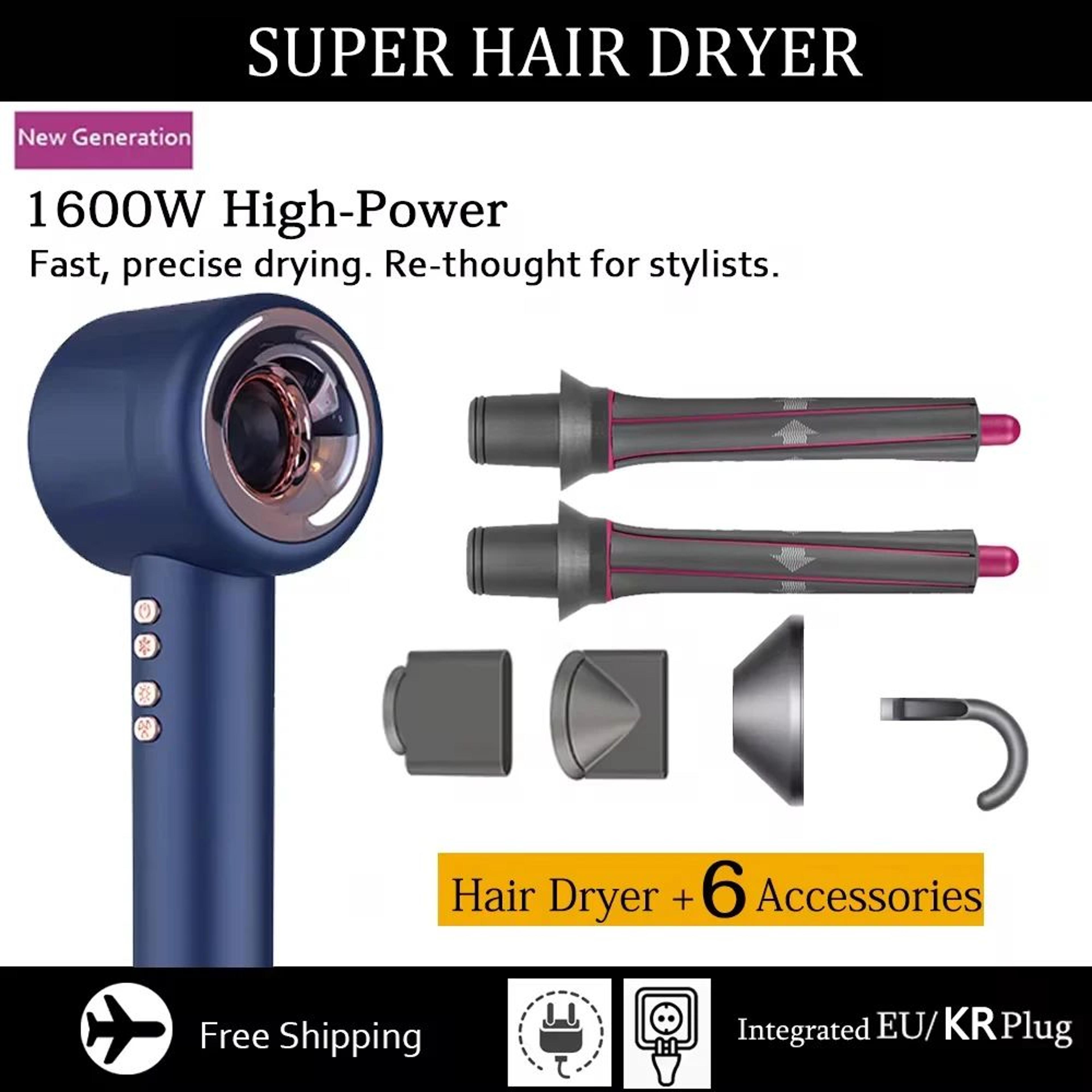 Professional Leafless Ionic Hair Dryer With Constant Temperature 0
