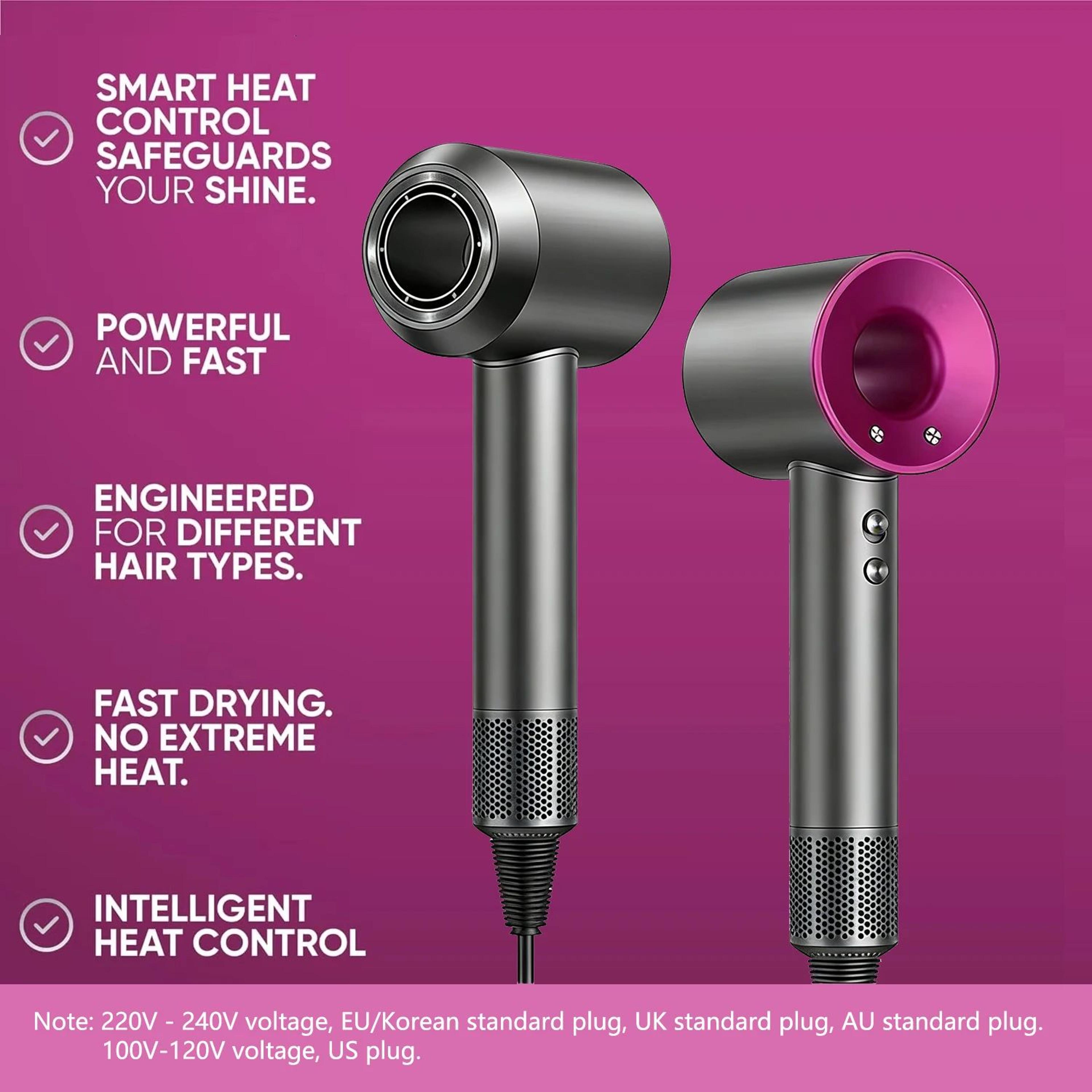 High Speed Bladeless Ionic Hair Dryer 0