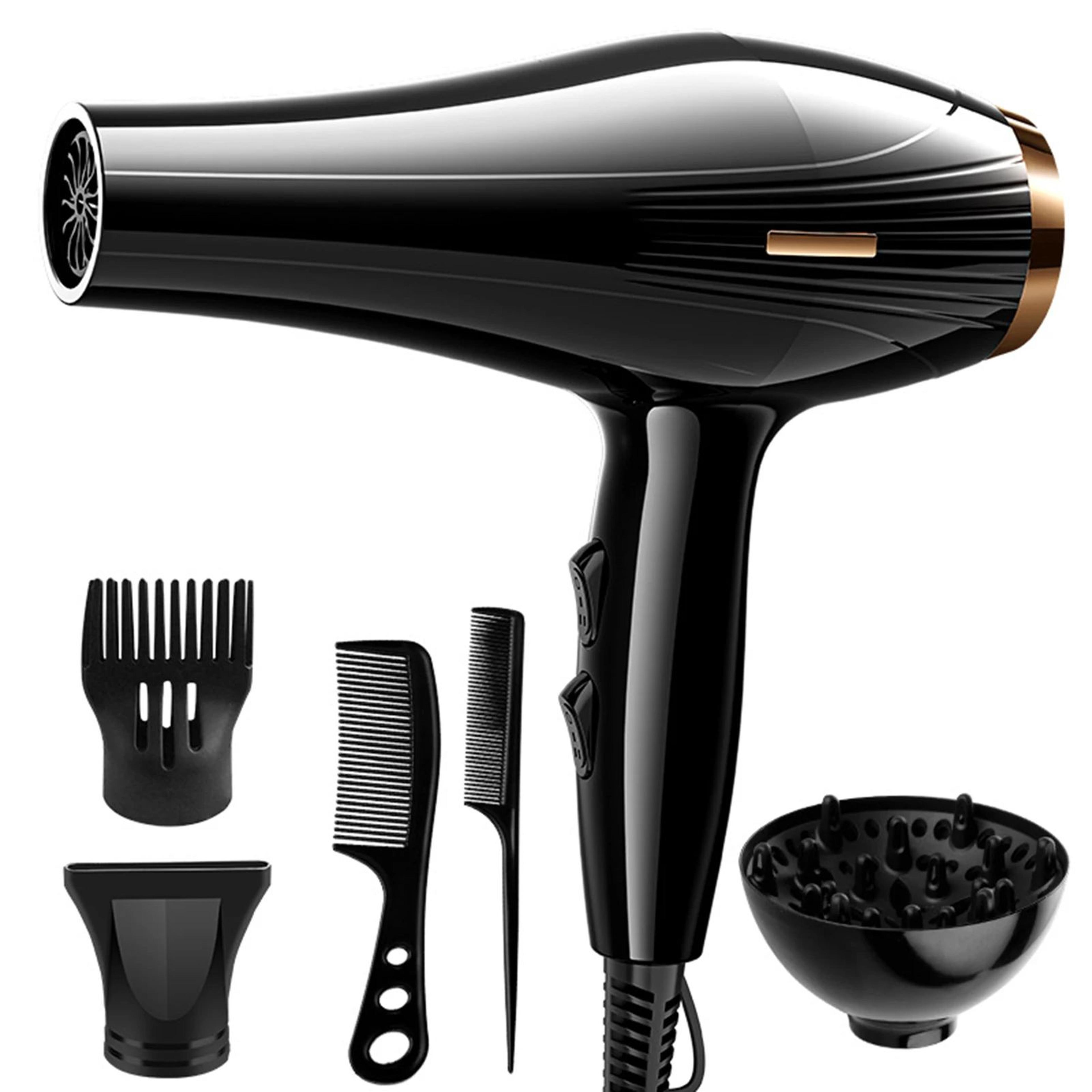 800W Professional Ionic Hair Dryer With Diffuser And Nozzle 7