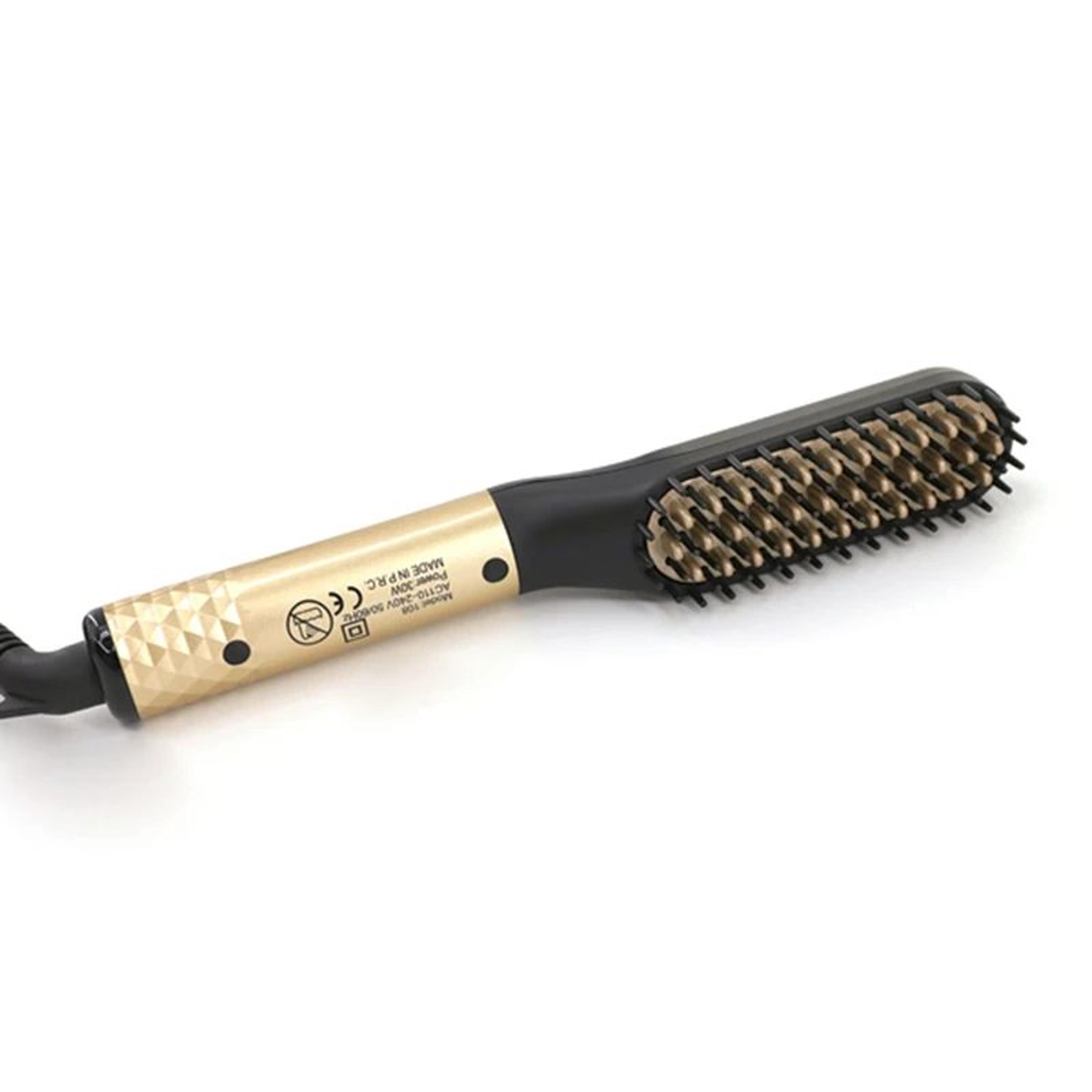 Portable Fast Heating Beard Straightener Brush For Men 4