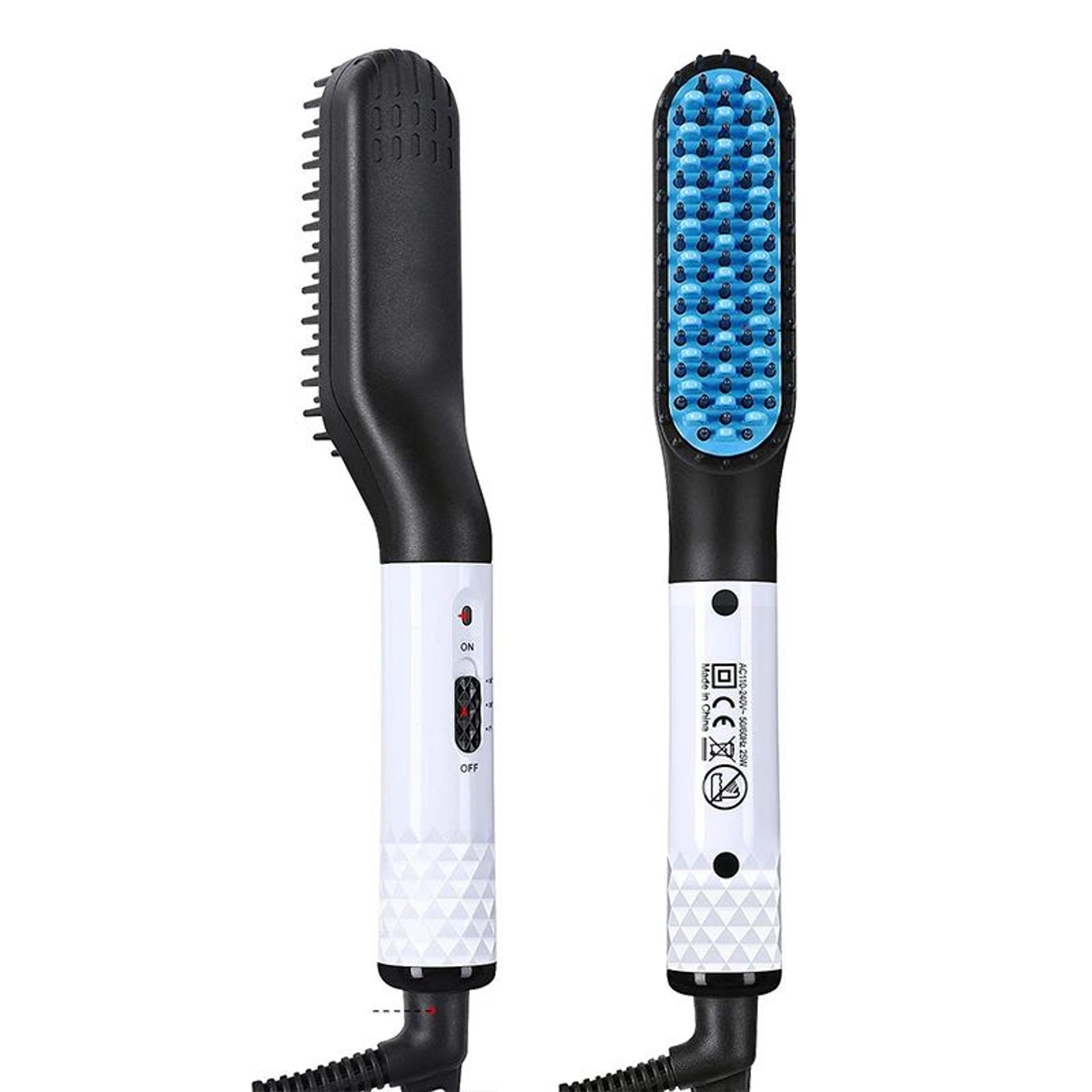 Portable Fast Heating Beard Straightener Brush For Men 10