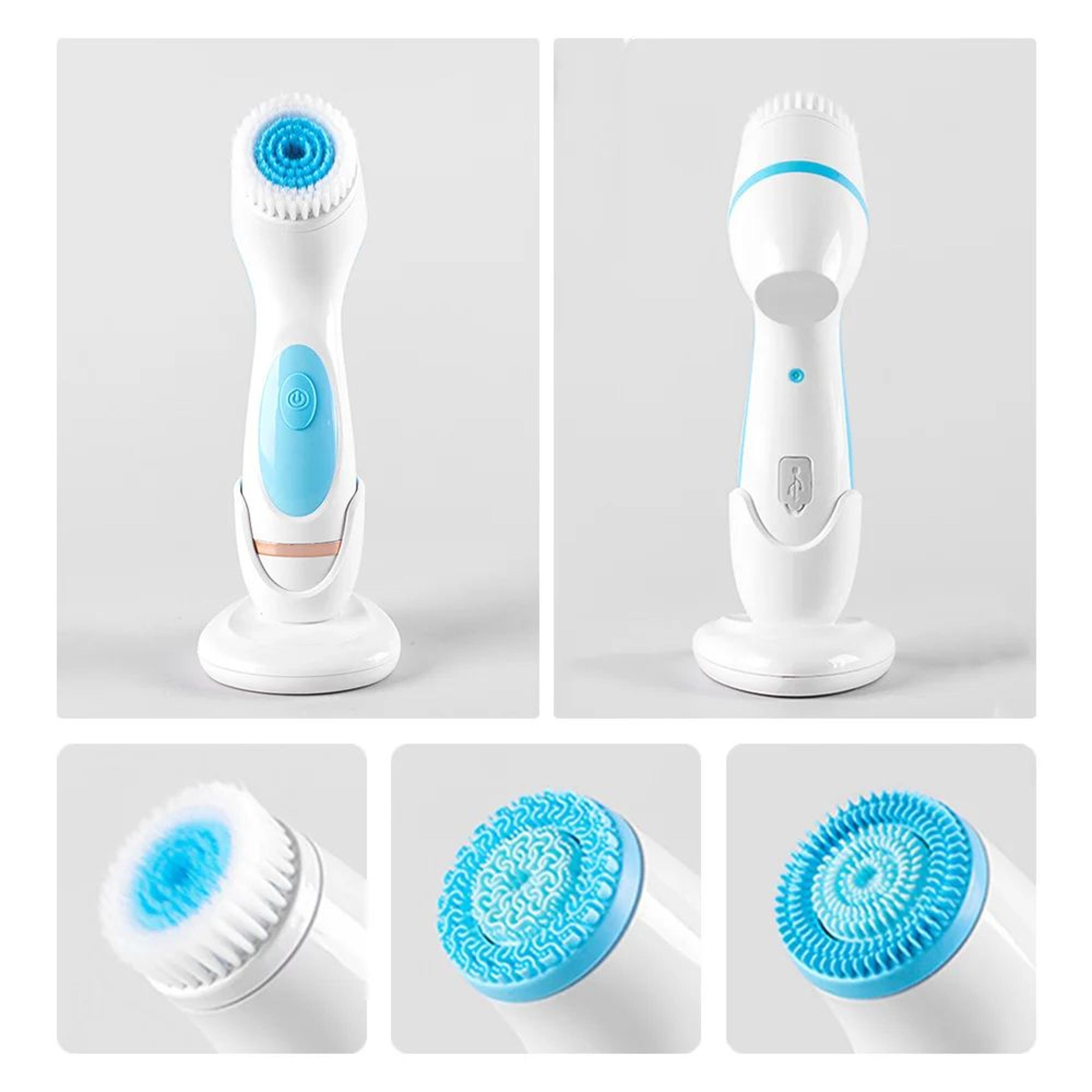 3 In 1 Electric Facial Cleansing Brush Sonic Face Massager 9