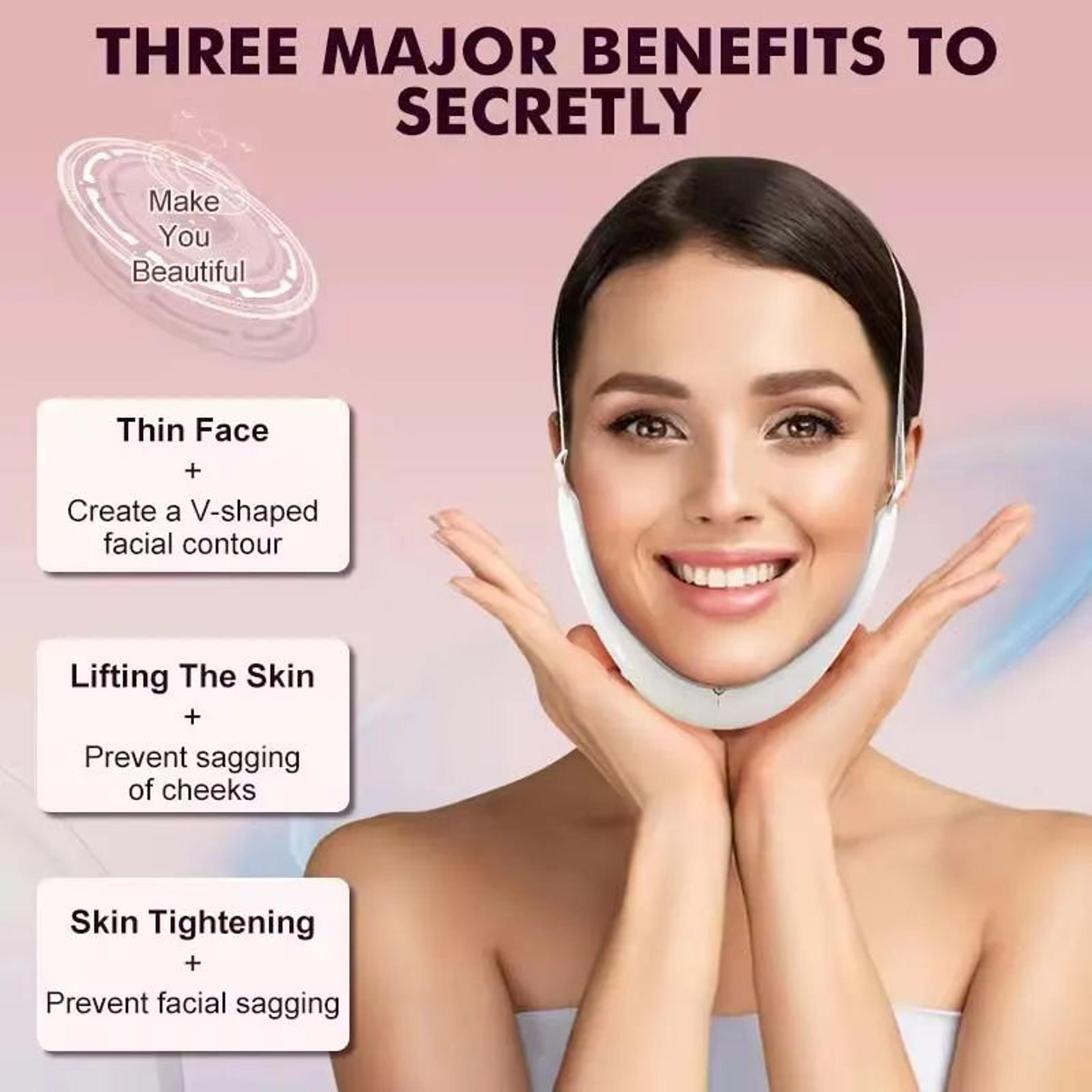 LED Photon V Face Lifting Device Facial Massager Belt 6