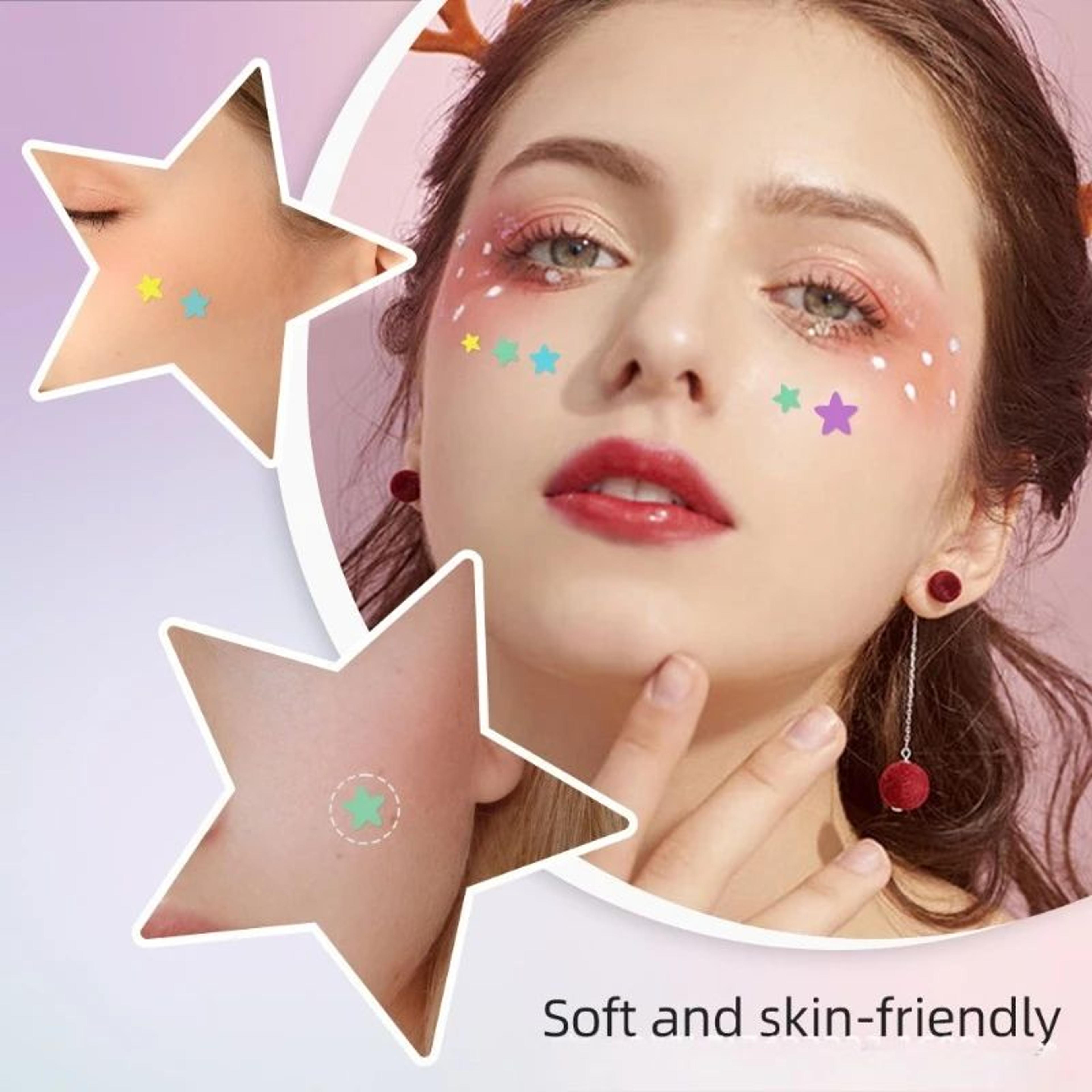 280 Piece Colorful Star Pimple Patches For Acne Care 3