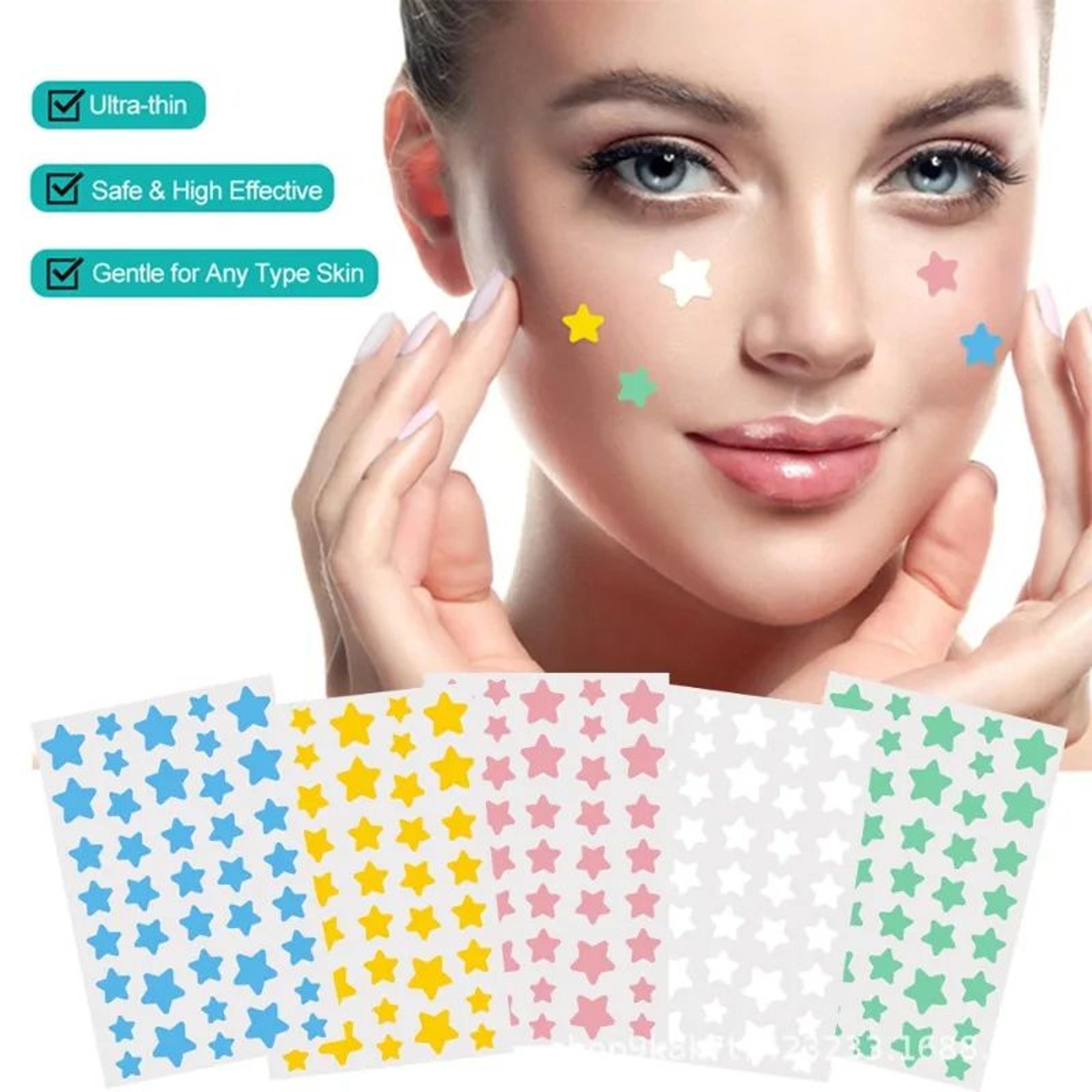 280 Piece Colorful Star Pimple Patches For Acne Care 8